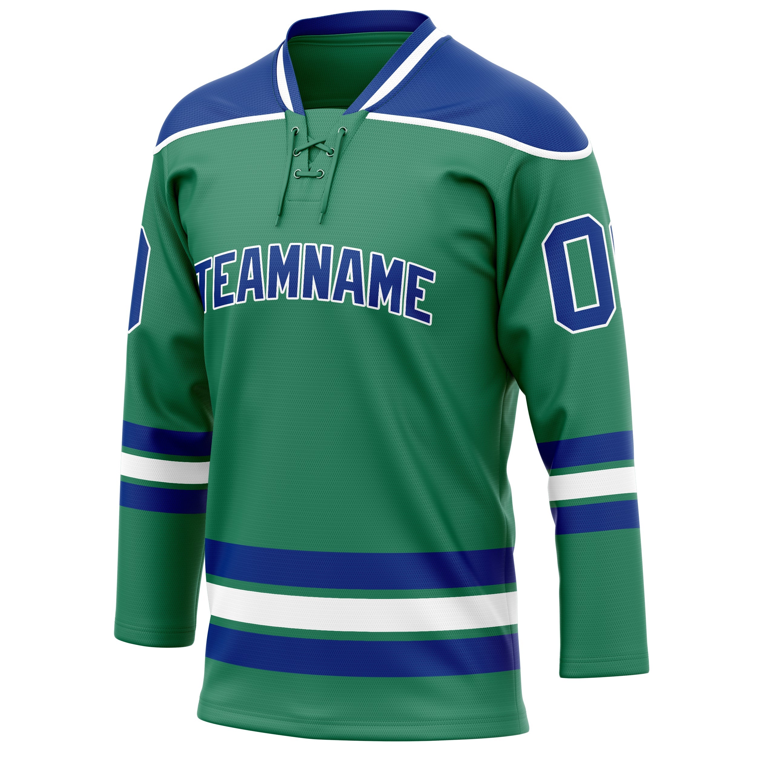 Custom Green Royal Solid Colour Hockey Jersey