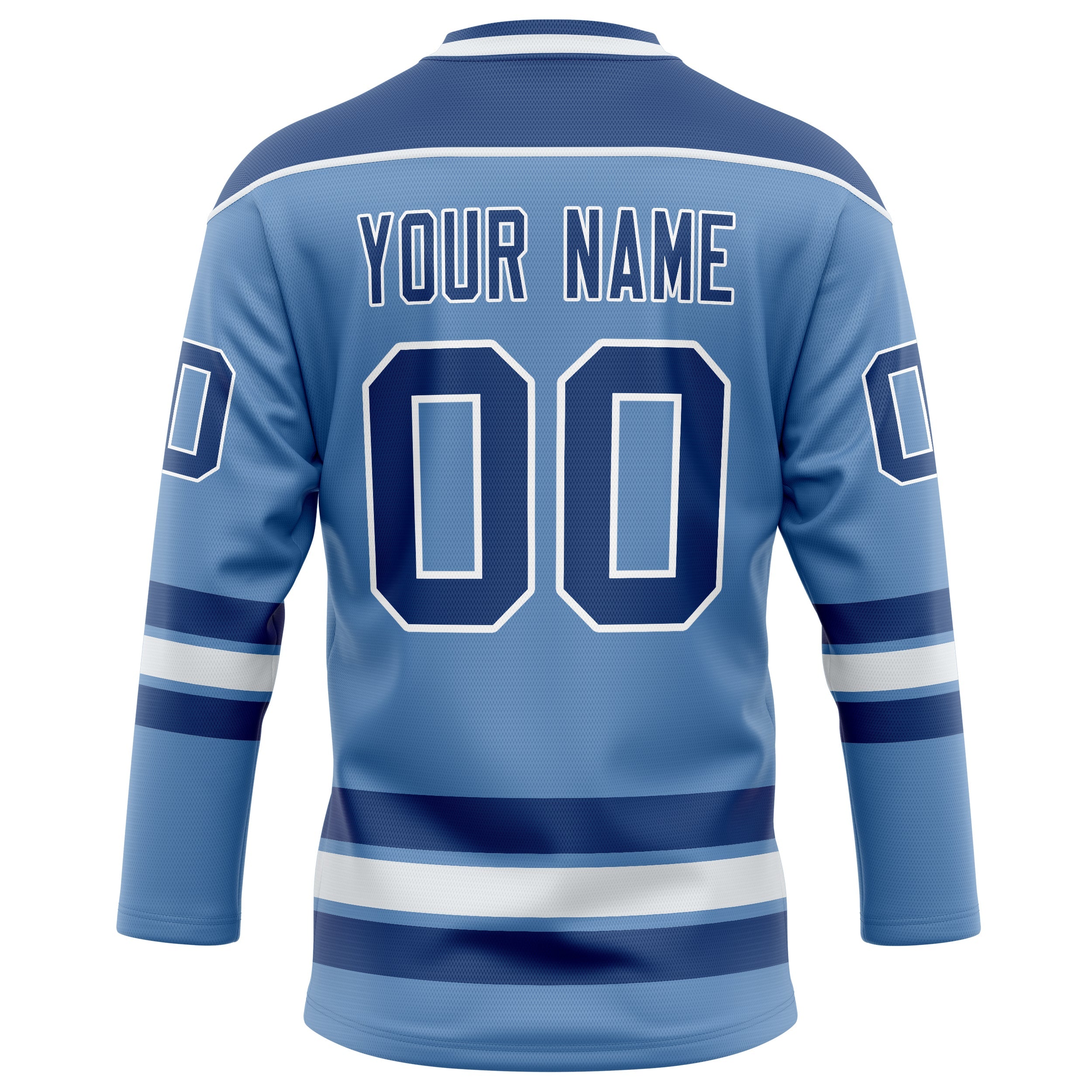 Custom Light Blue Royal Solid Colour Hockey Jersey