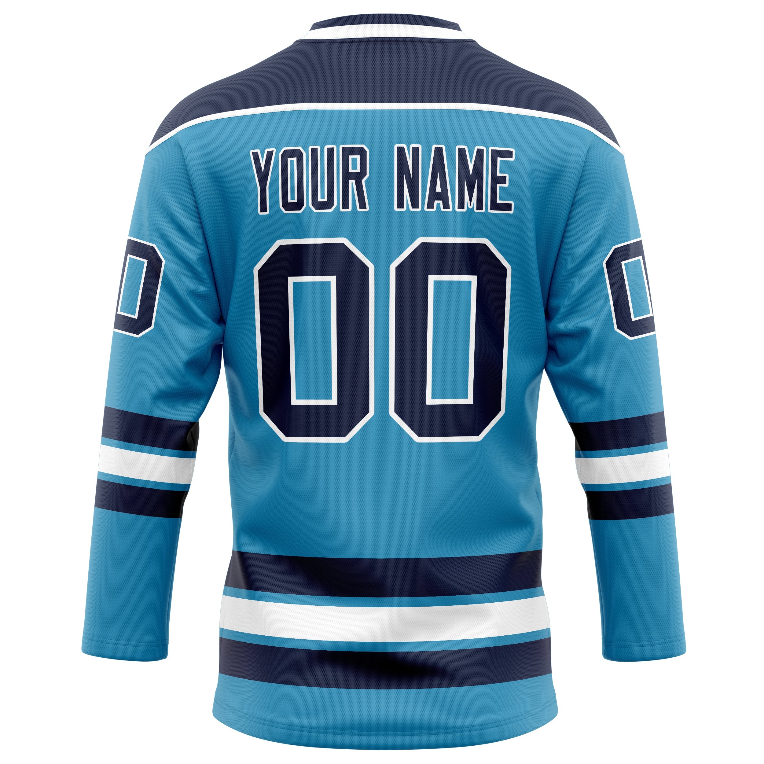 Custom Panther Blue Navy Solid Colour Hockey Jersey