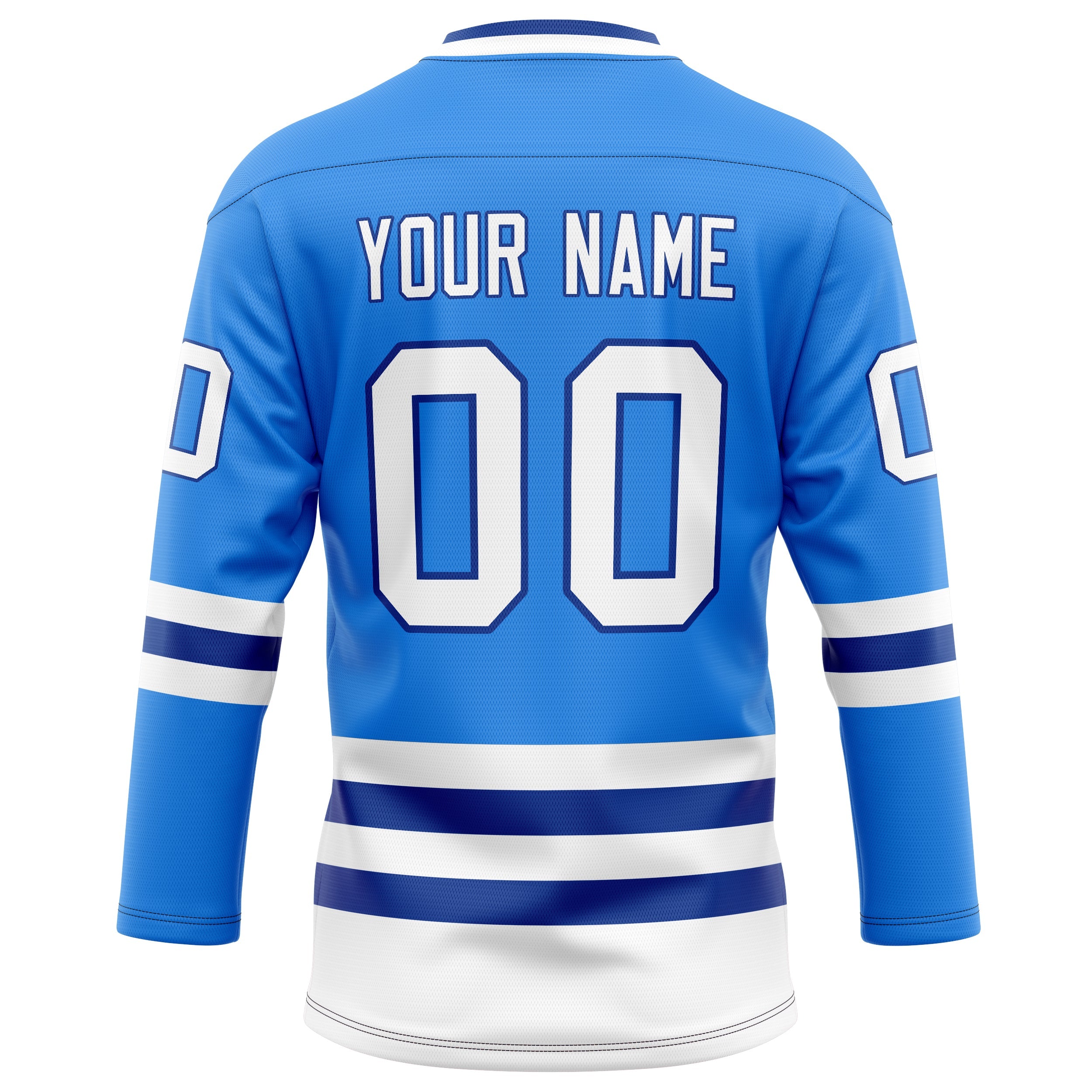 Custom Powder Blue Royal Solid Colour Hockey Jersey
