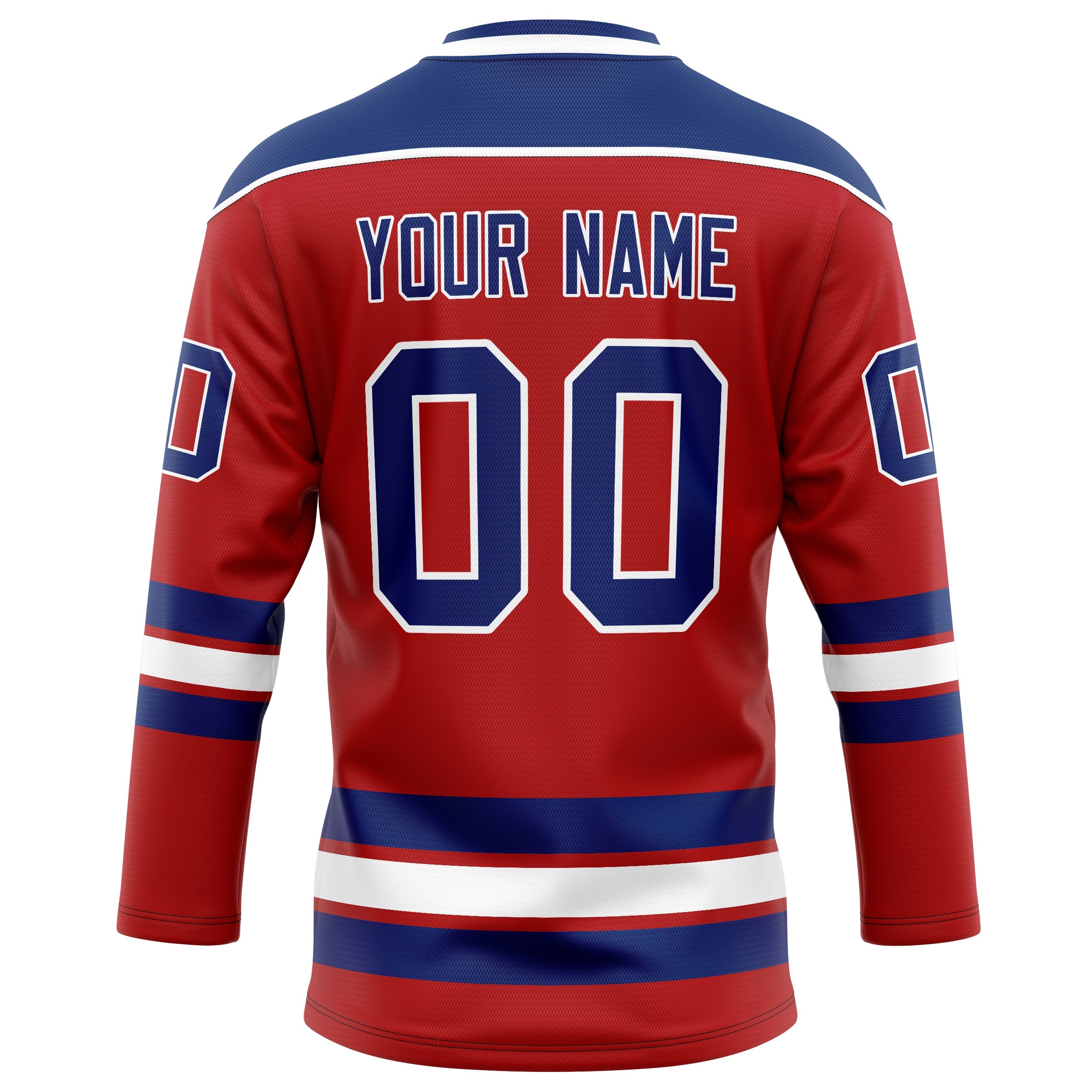 Custom Red Royal Solid Colour Hockey Jersey