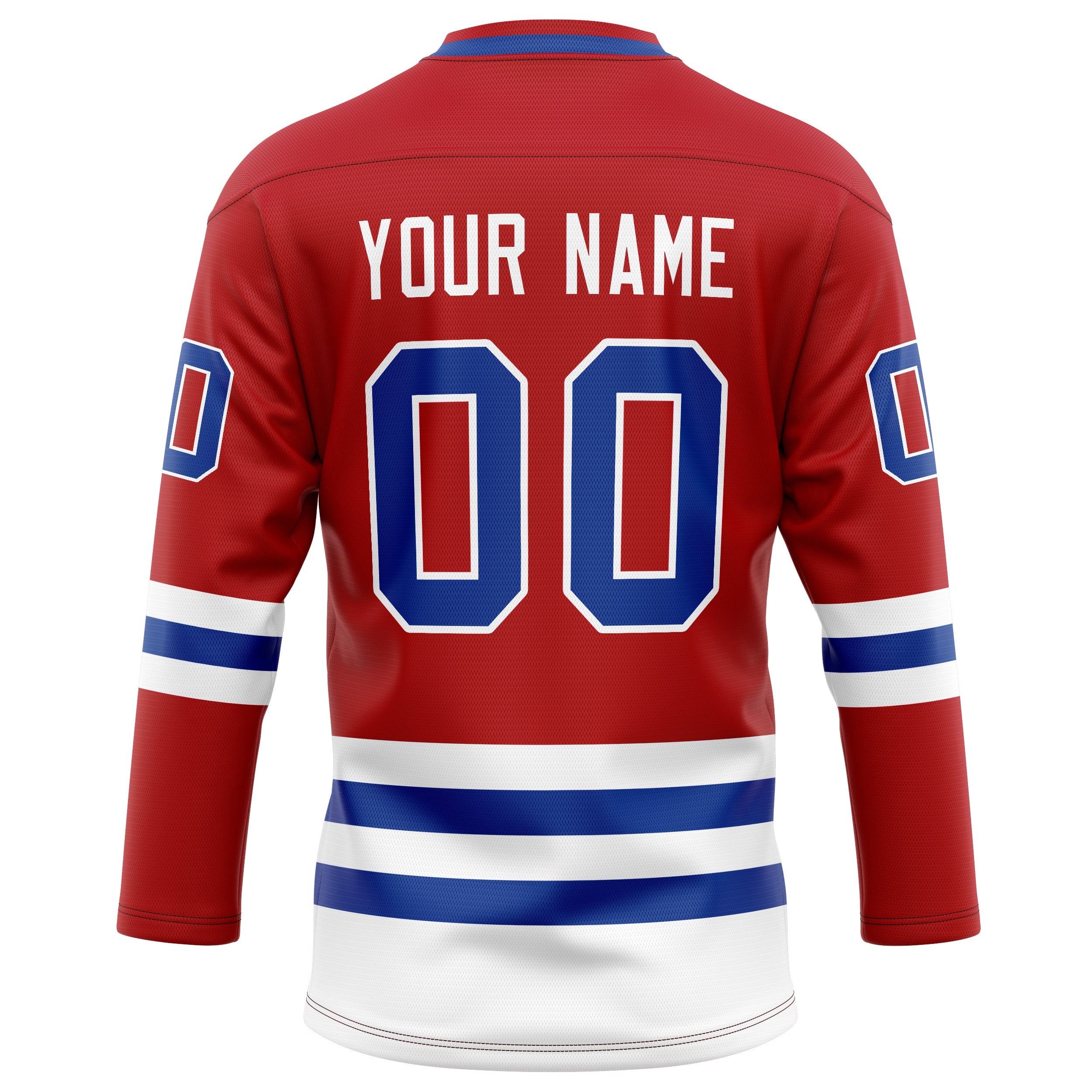 Custom Red Royal Solid Colour Hockey Jersey