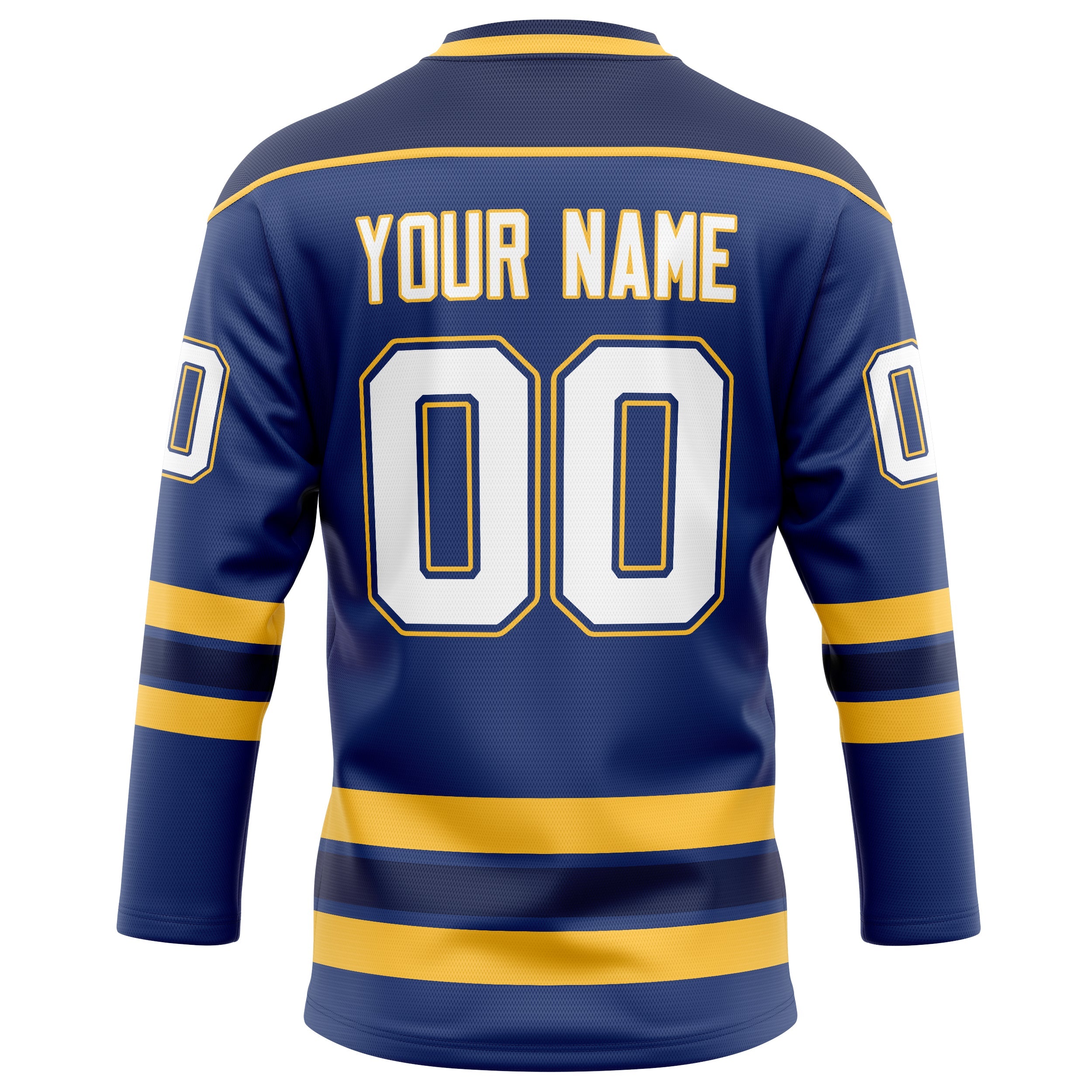 Custom Royal Gold Solid Colour Hockey Jersey