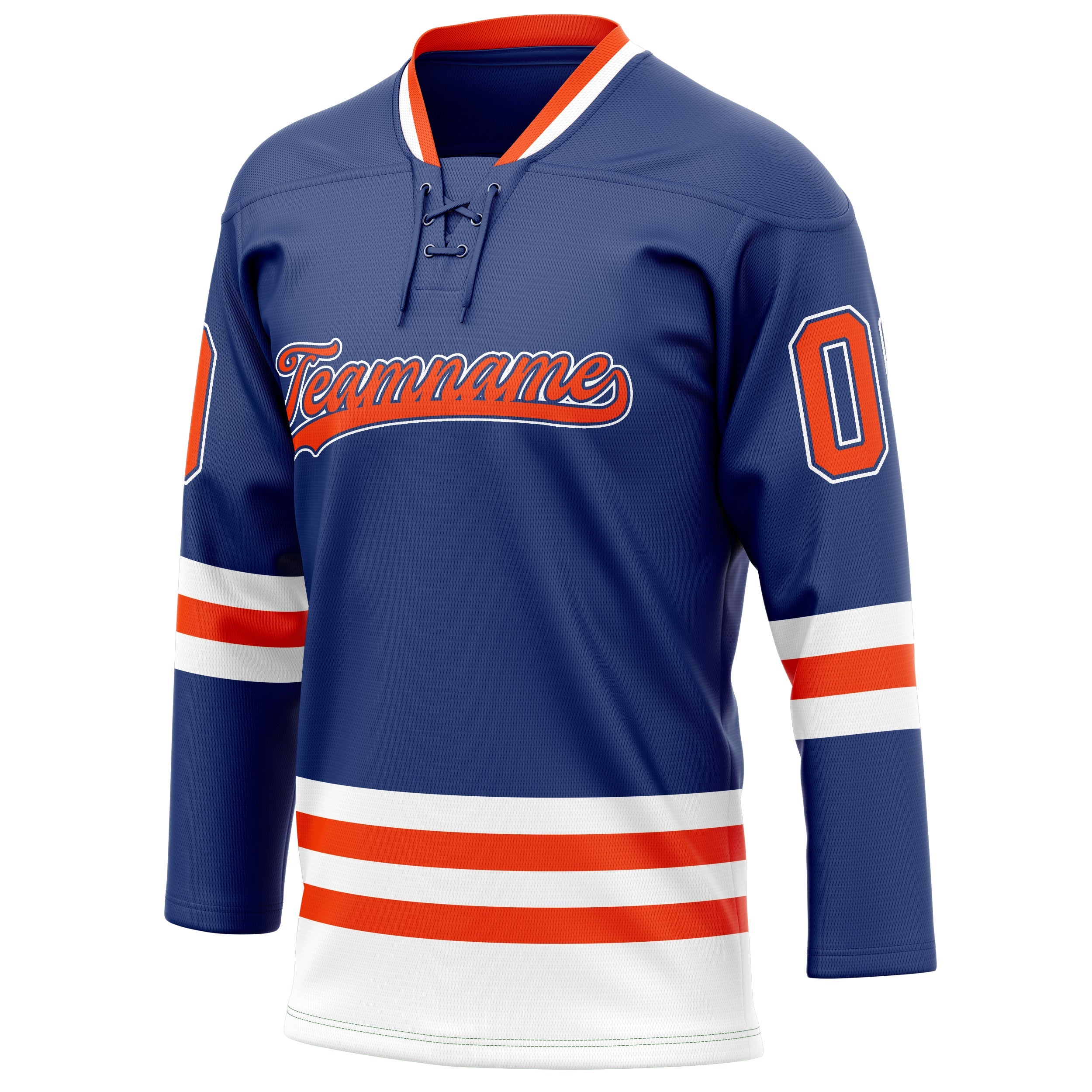 Custom Royal Red Solid Colour Hockey Jersey