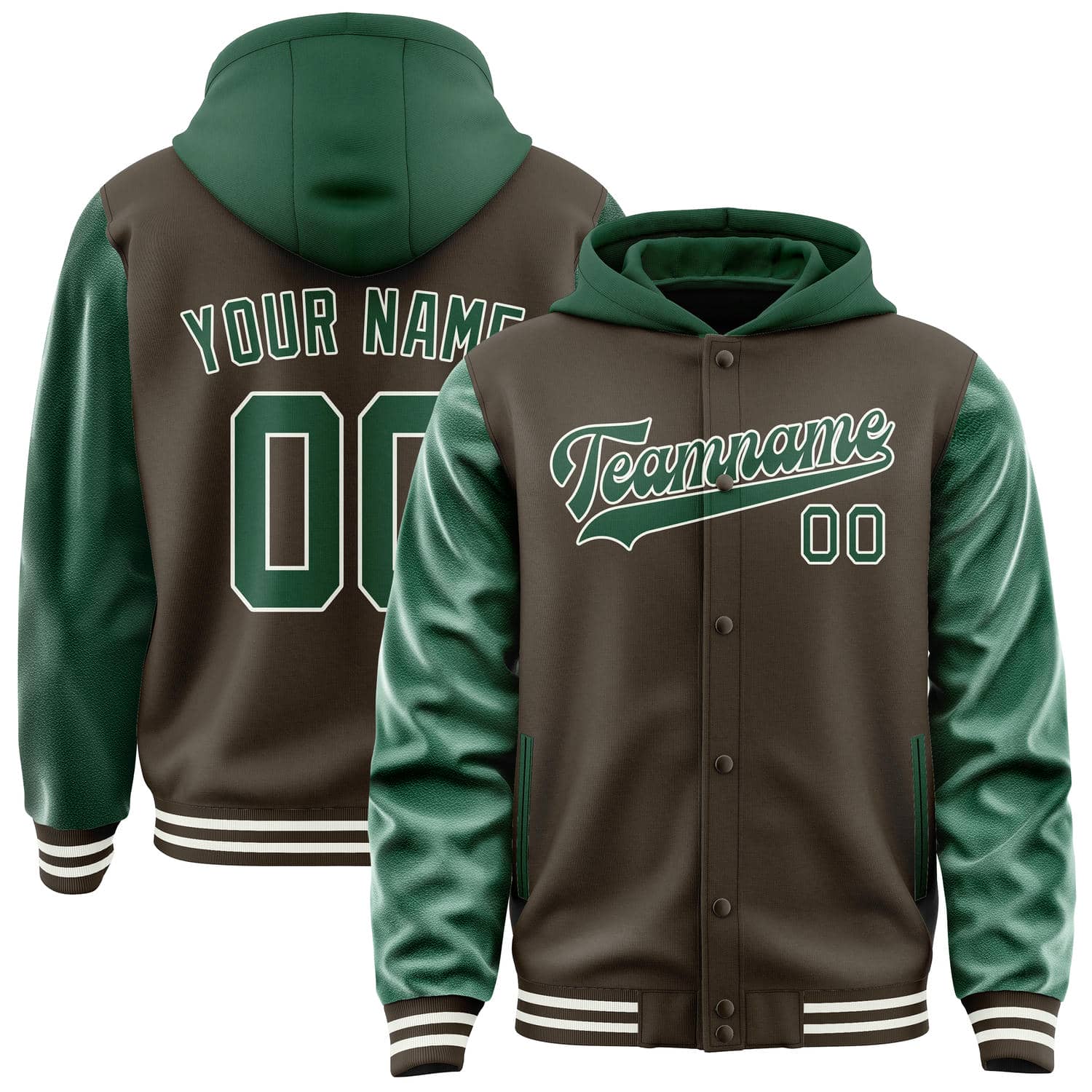 Custom Brown Green Jacket