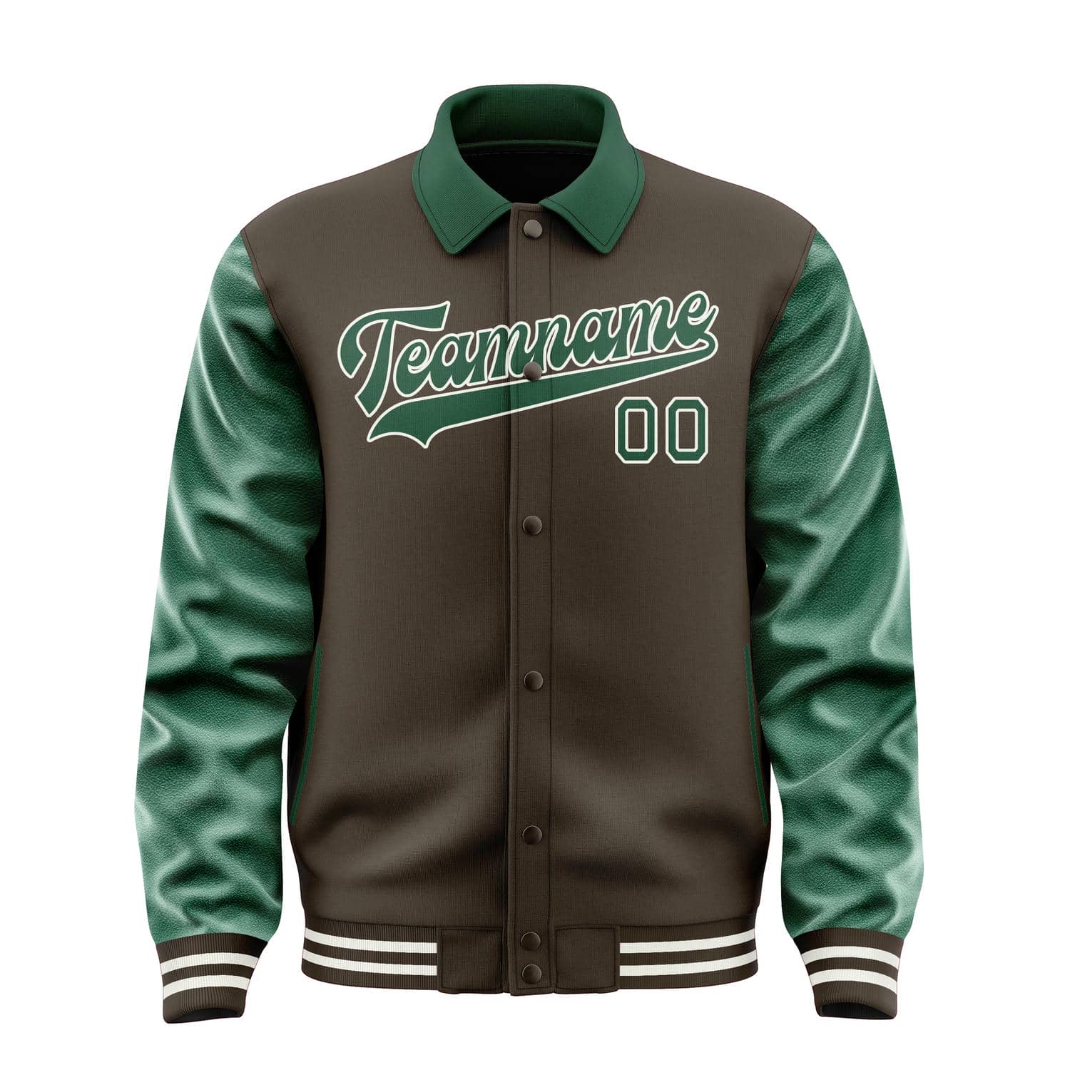 Custom Brown Green Jacket