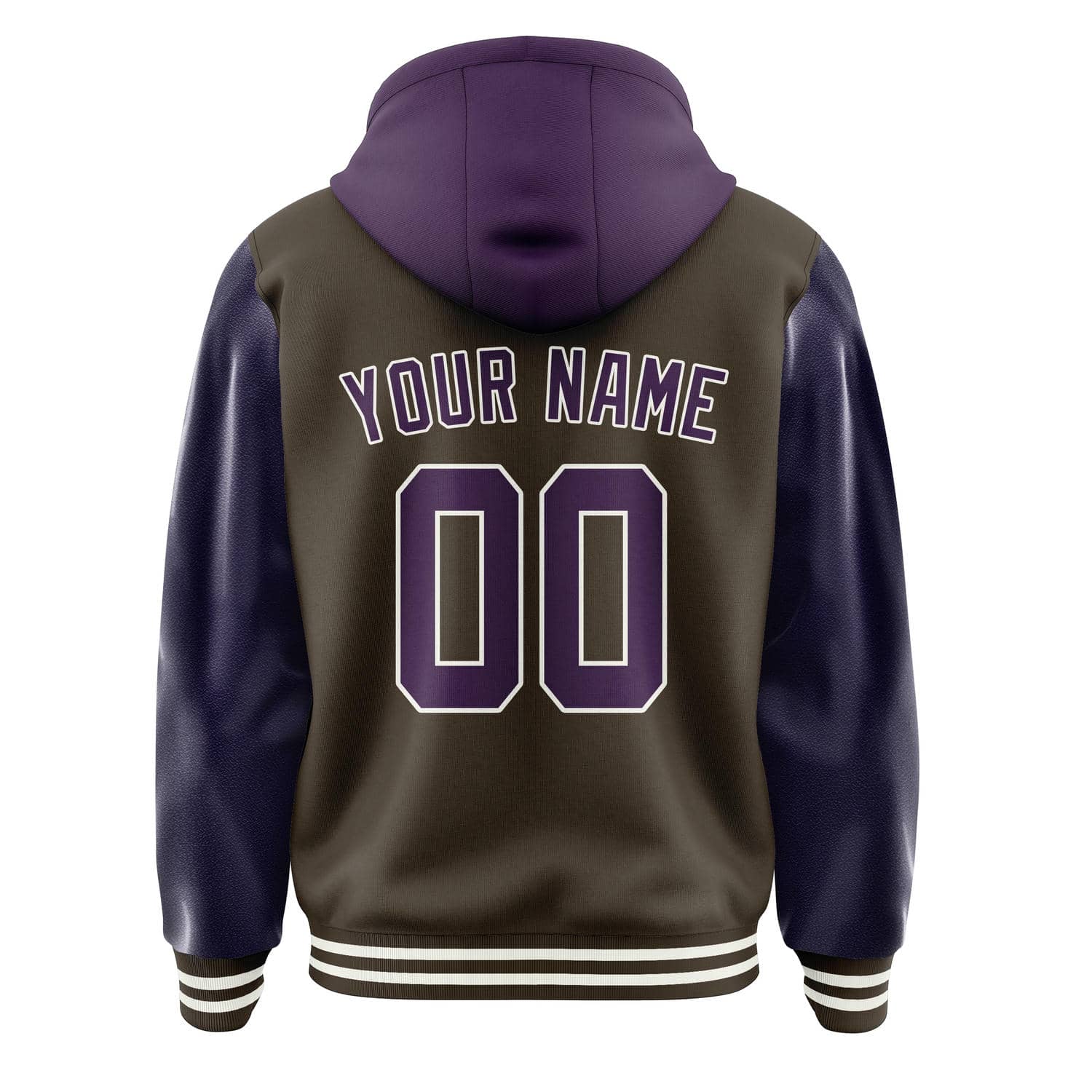 Custom Brown Purple Jacket