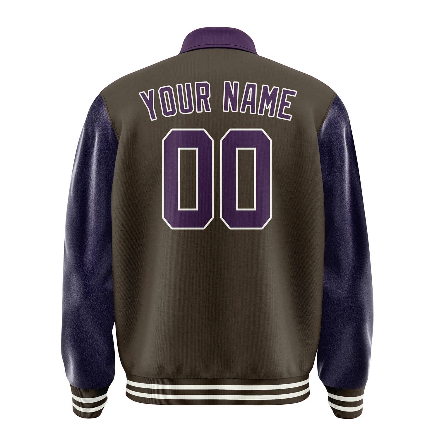 Custom Brown Purple Jacket