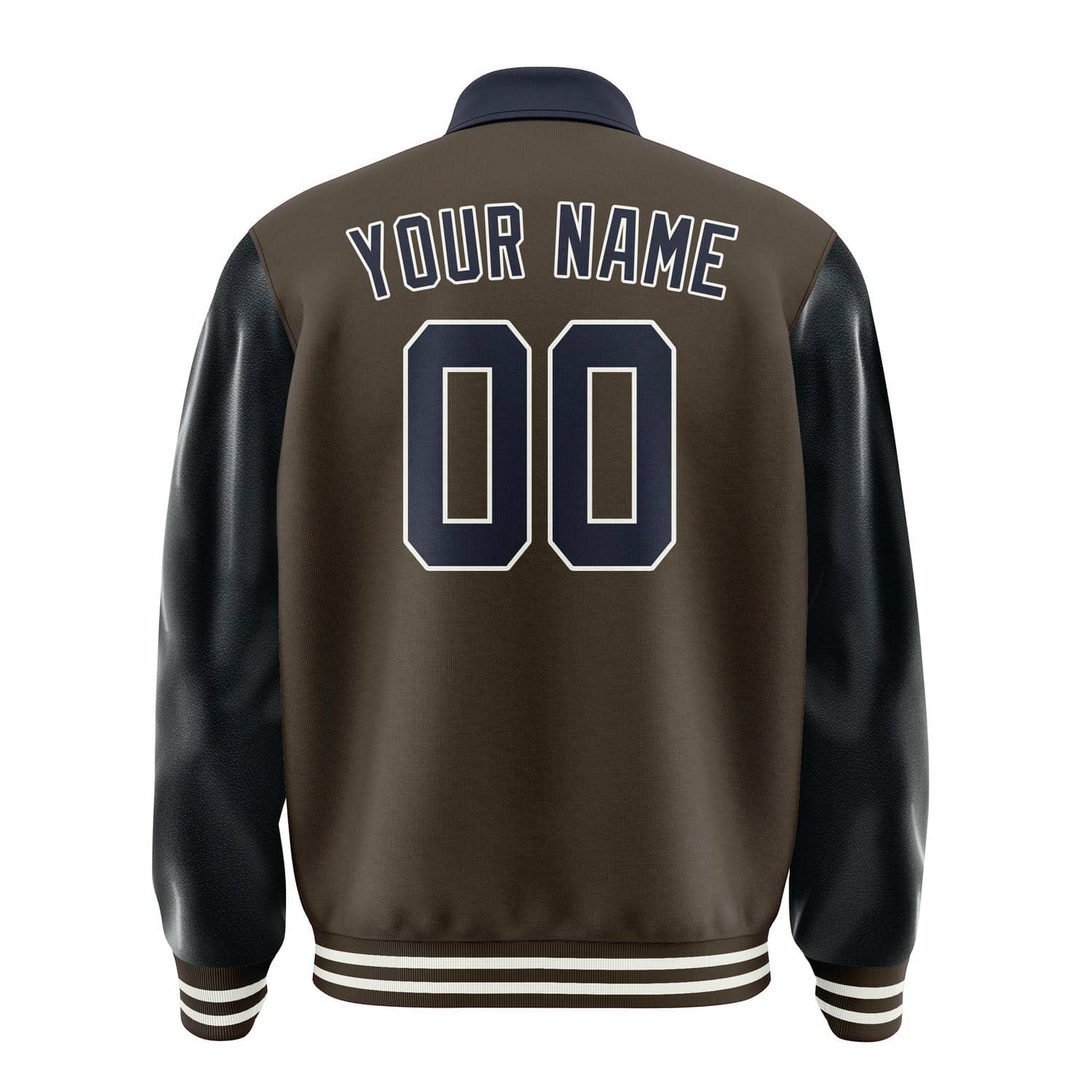 Custom Brown Navy Jacket