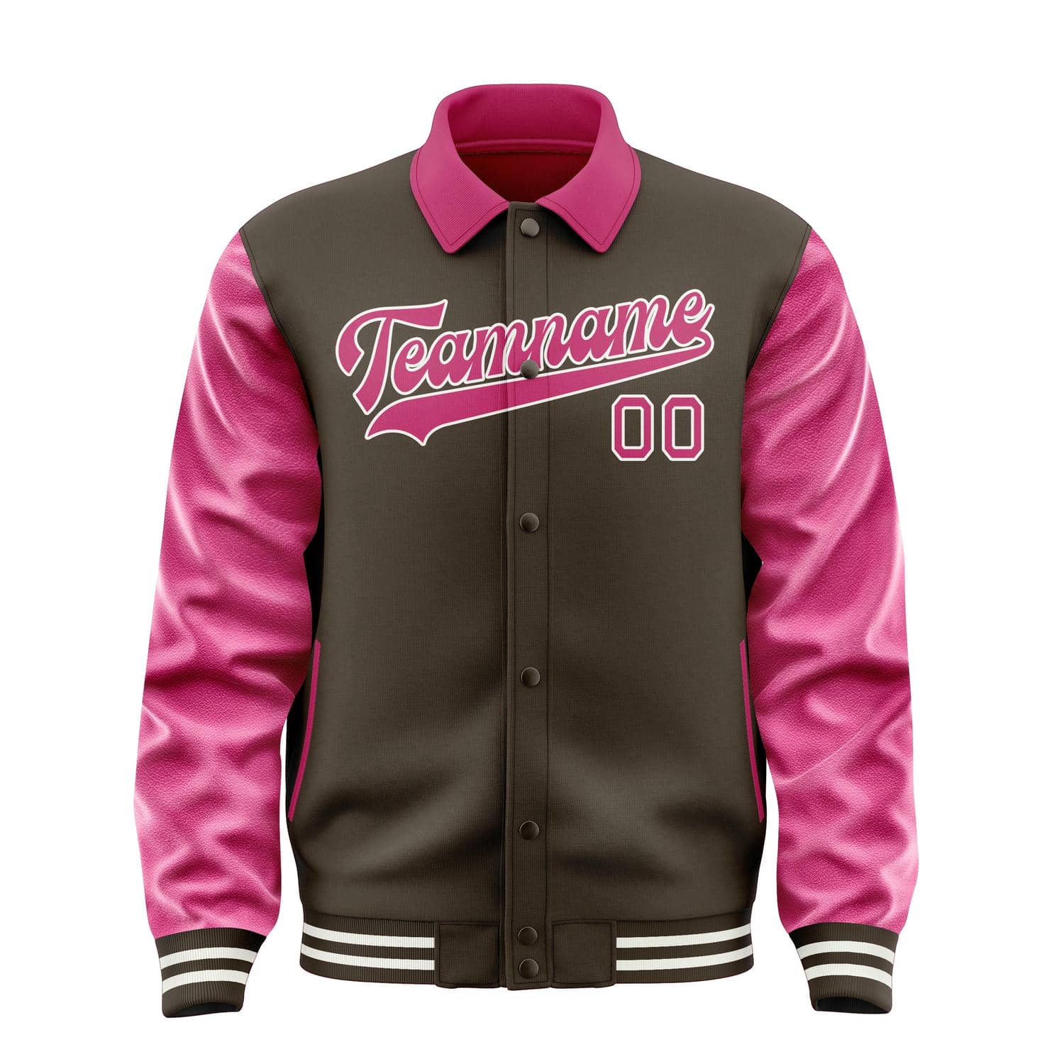 Custom Brown Pink Jacket