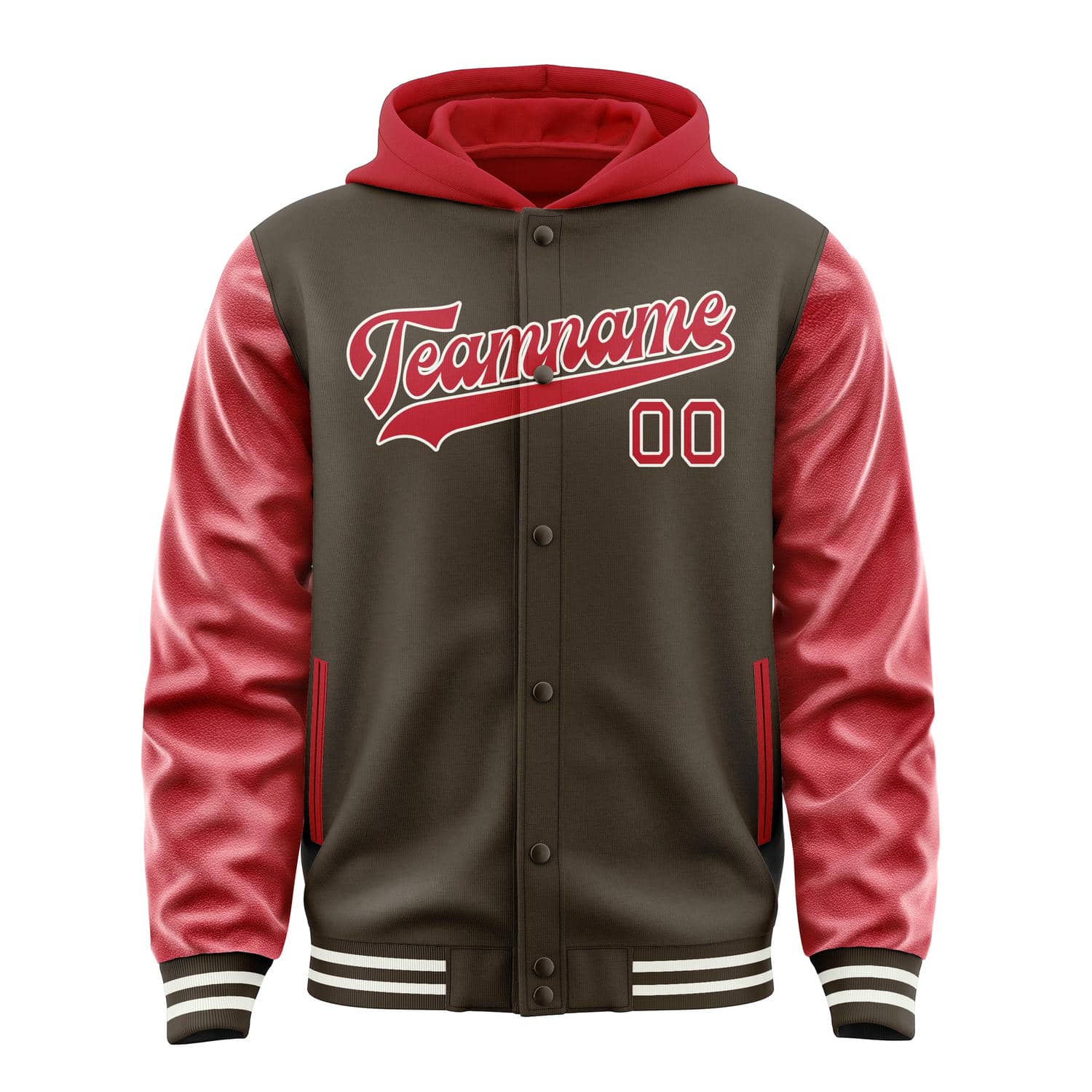 Custom Brown Red Jacket