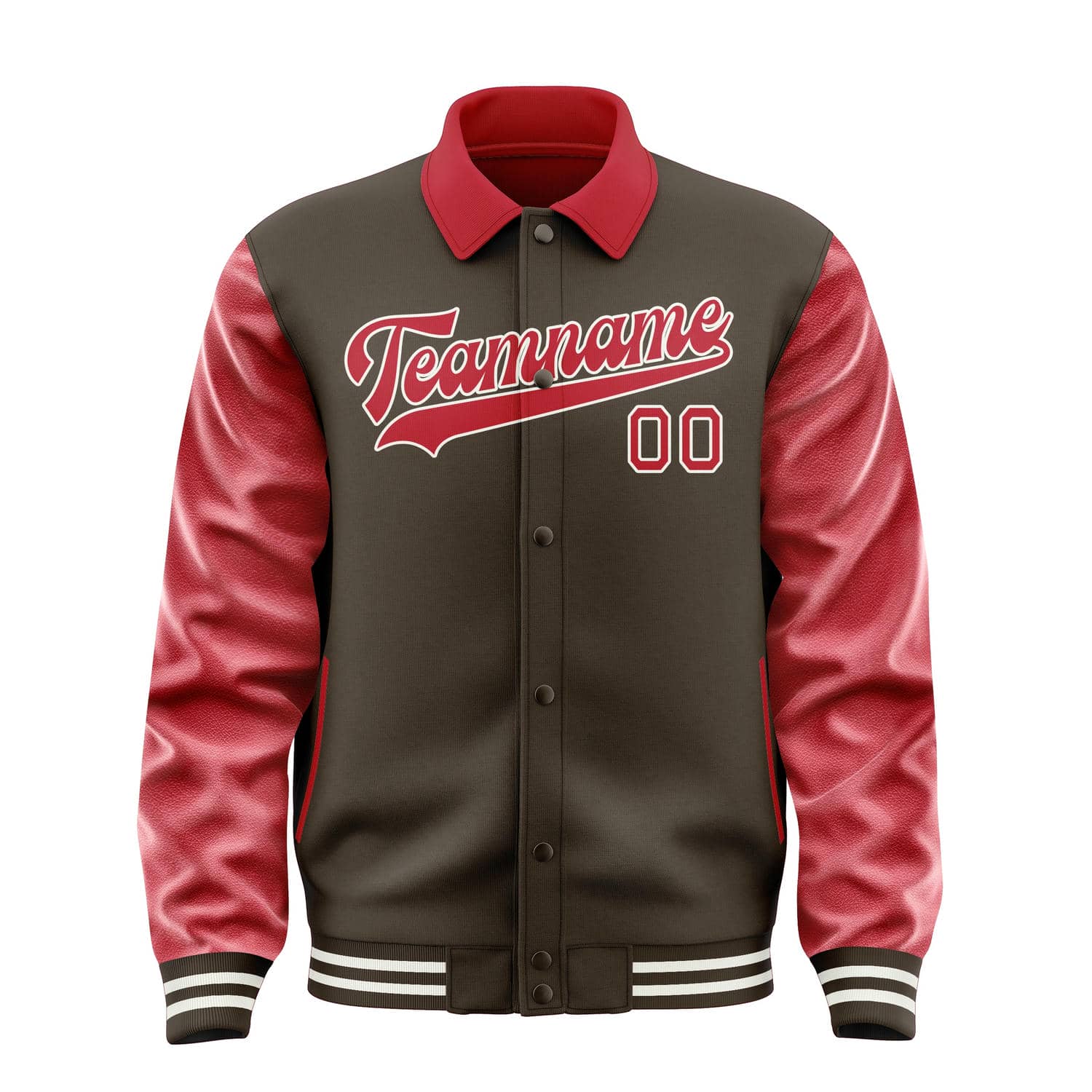 Custom Brown Red Jacket
