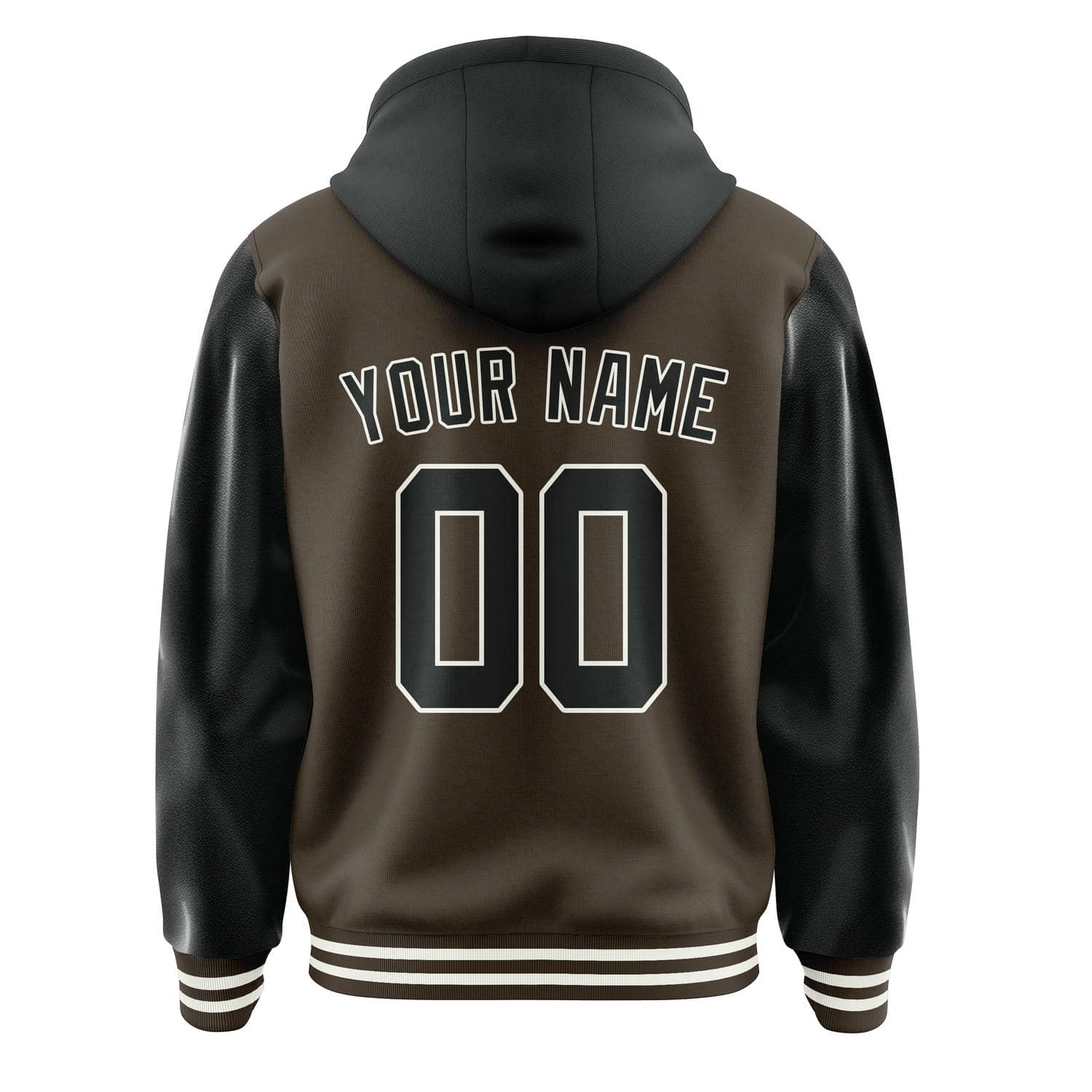 Custom Brown Black Jacket