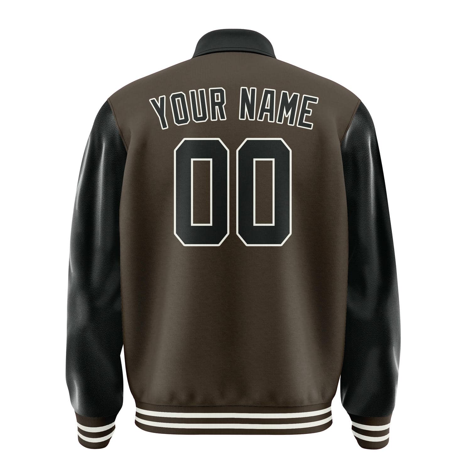 Custom Brown Black Jacket