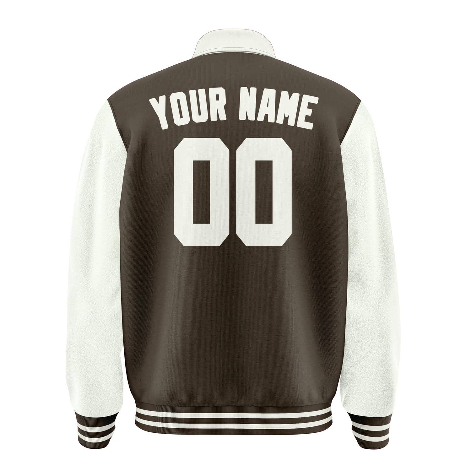 Custom Brown White Jacket