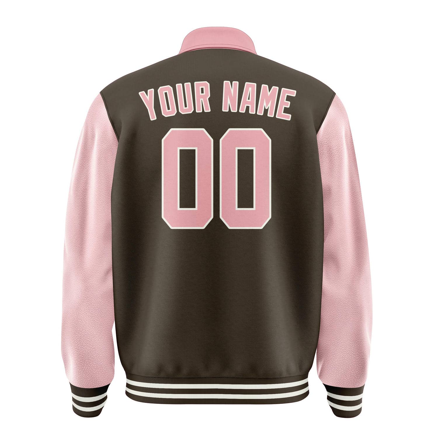 Custom Brown Light Pink Jacket