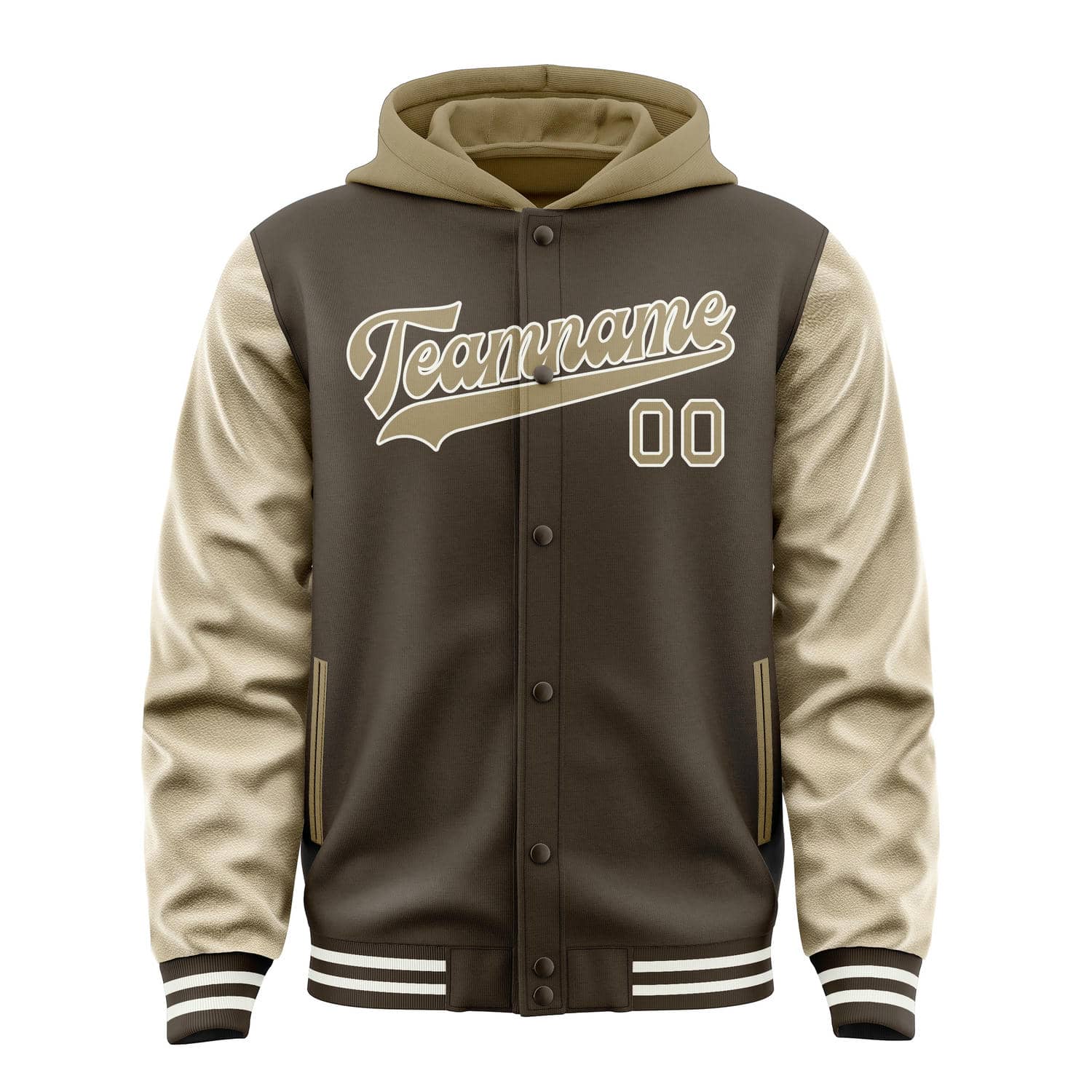 Custom Brown Light Khaki Jacket