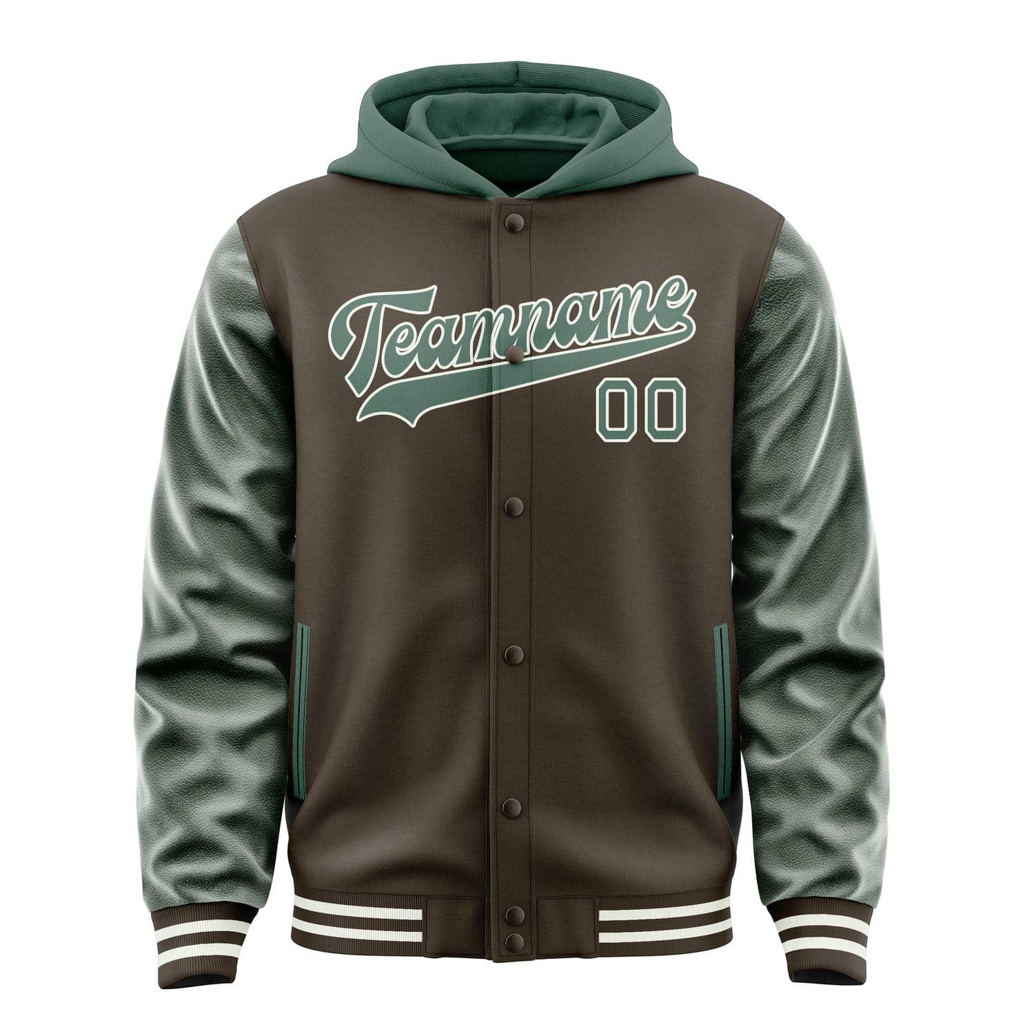 Custom Brown Blue Green Jacket