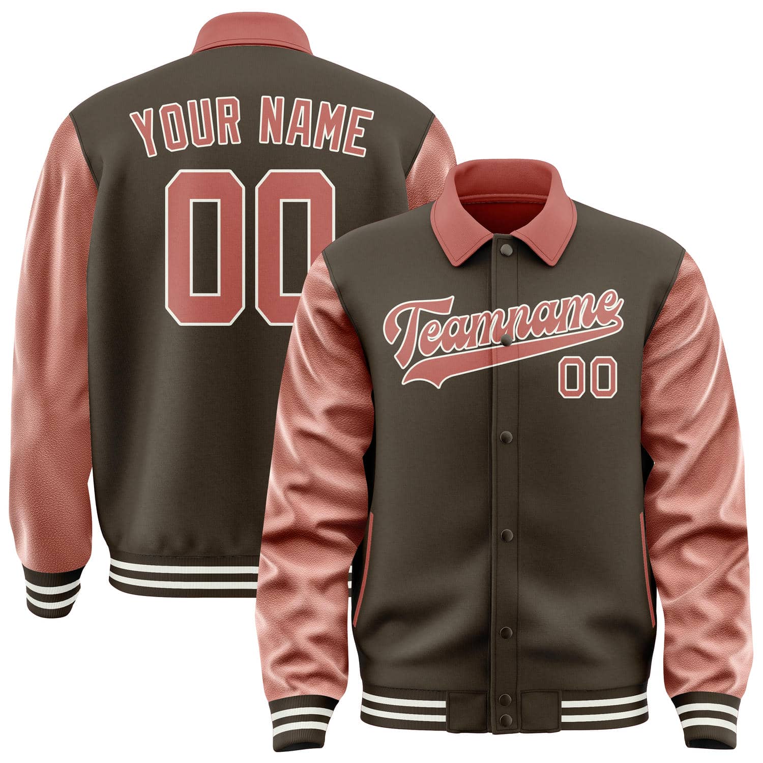 Custom Brown Copper Rose Jacket
