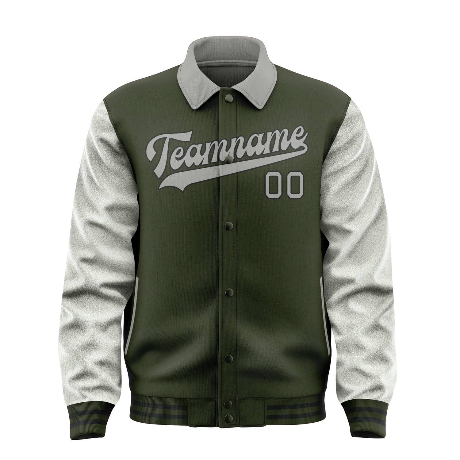 Custom Olive Gray Jacket
