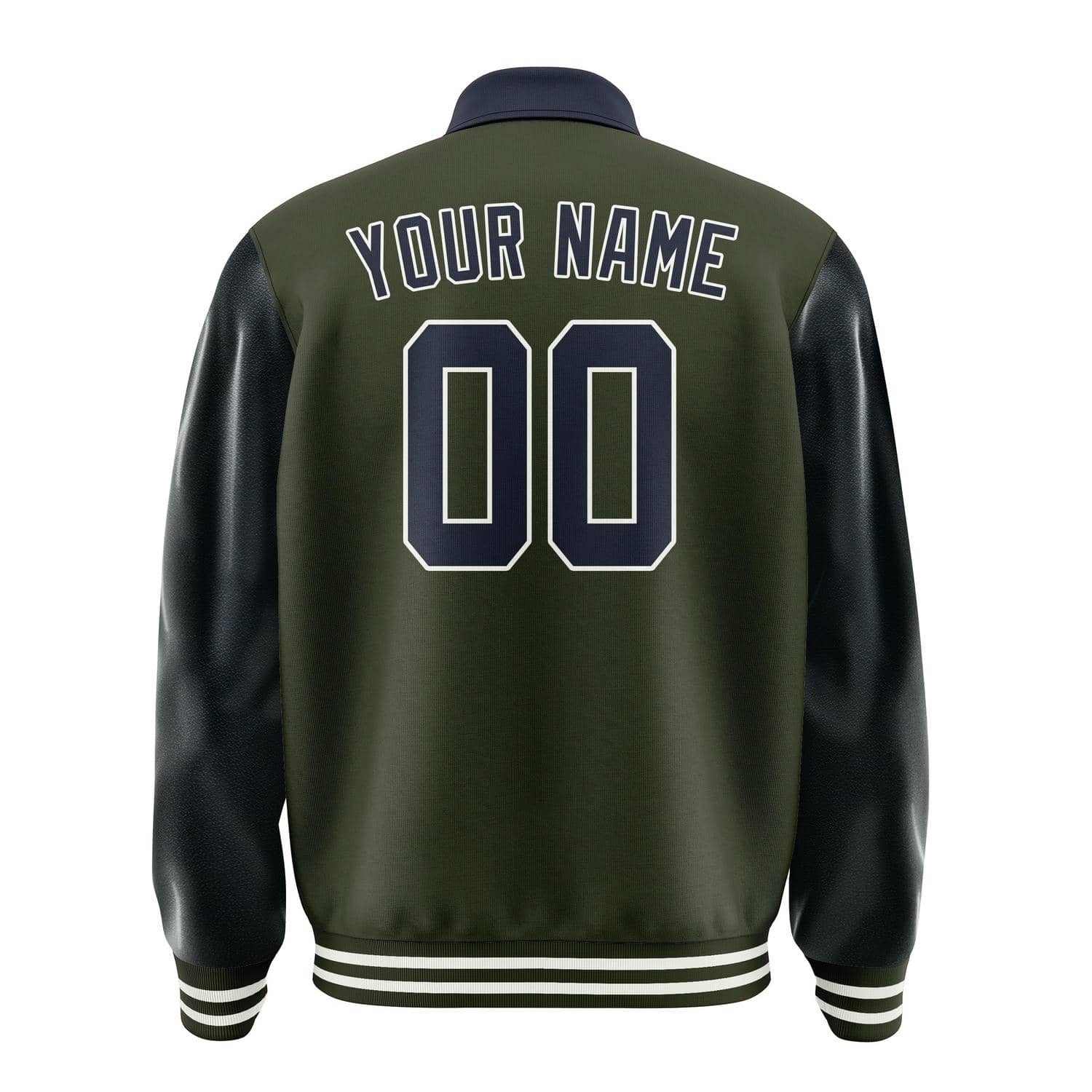 Custom Olive Navy Jacket