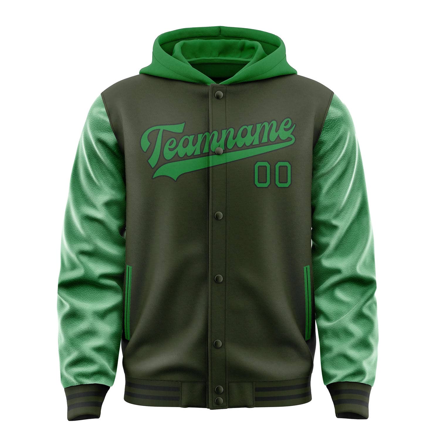 Custom Olive Emerald Green Jacket