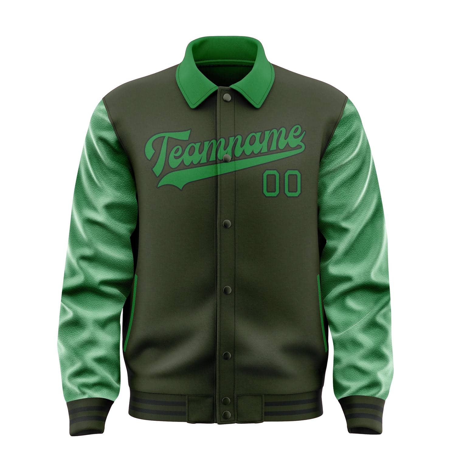 Custom Olive Emerald Green Jacket