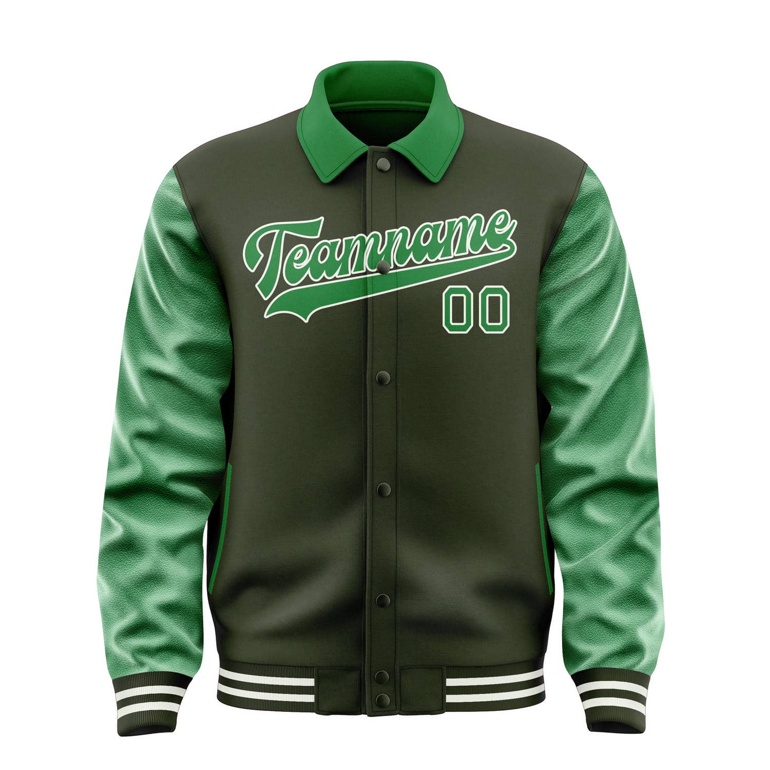 Custom Olive Emerald Green Jacket