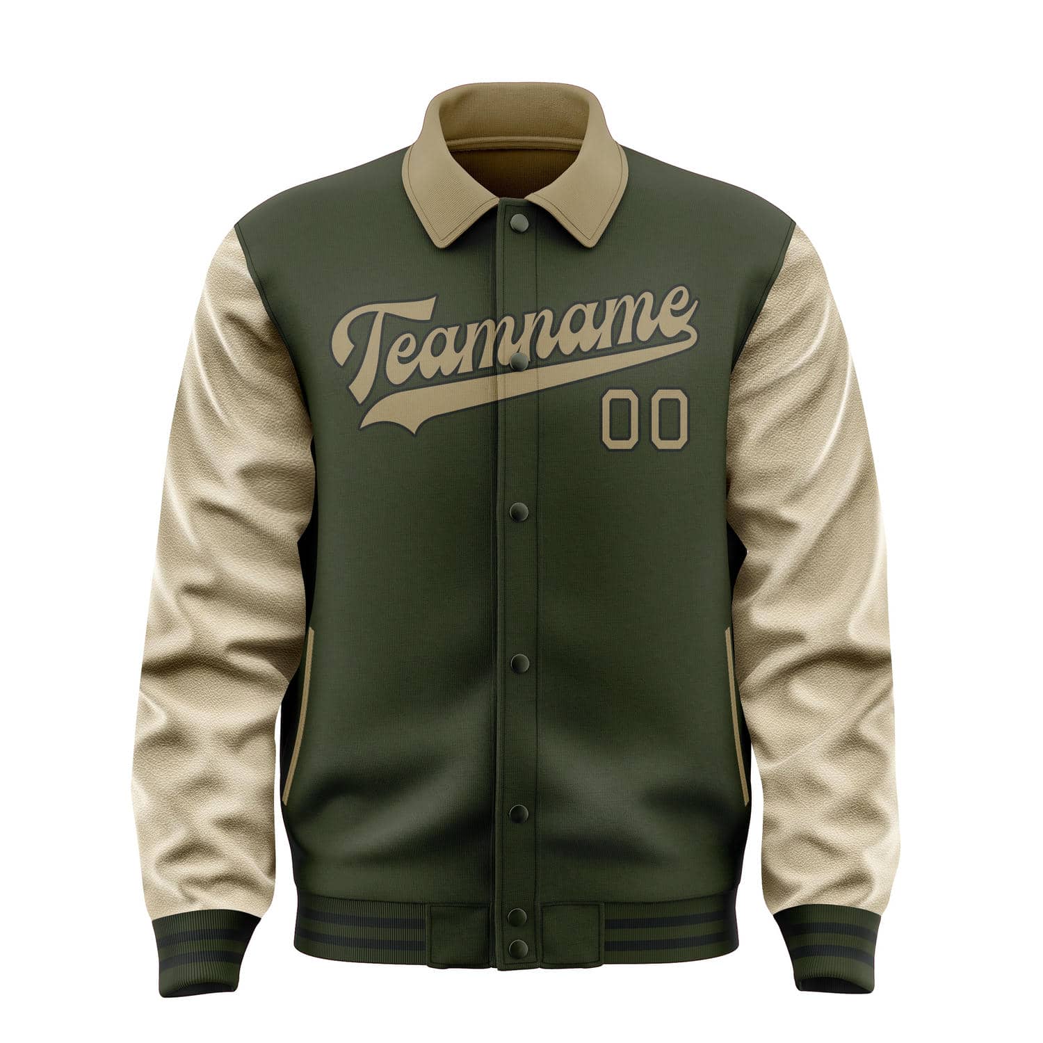 Custom Olive Light Khaki Jacket