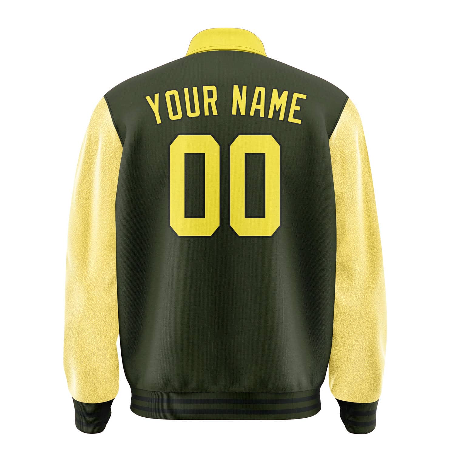 Custom Olive Light Yellow Jacket