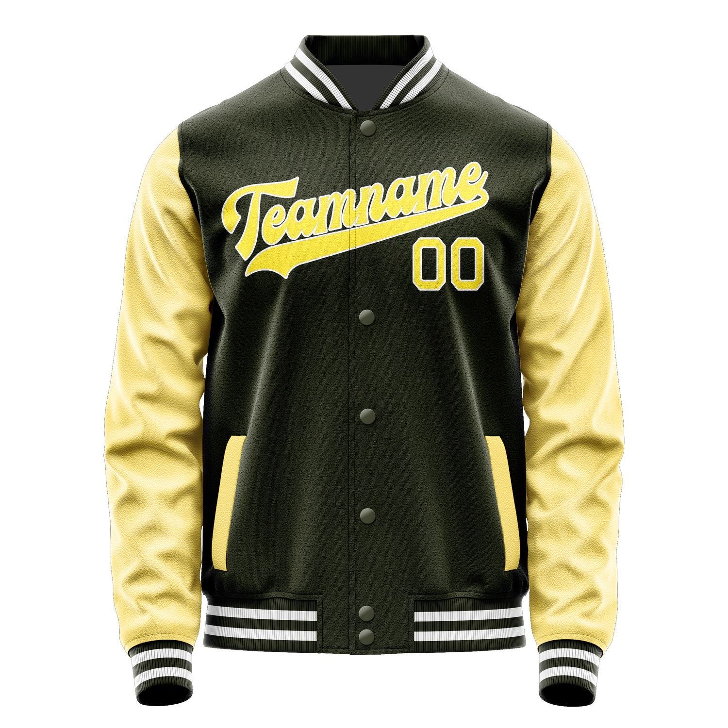 Custom Olive Light Yellow Jacket JA0202260218B31826