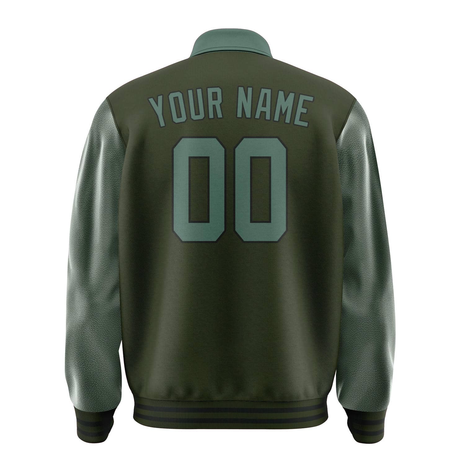Custom Olive Blue Green Jacket