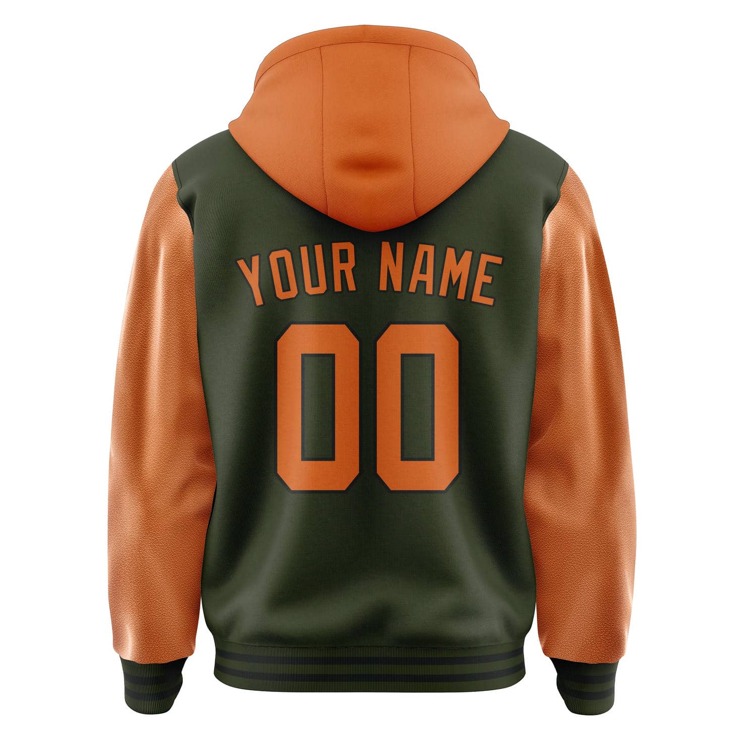 Custom Olive Orange Jacket