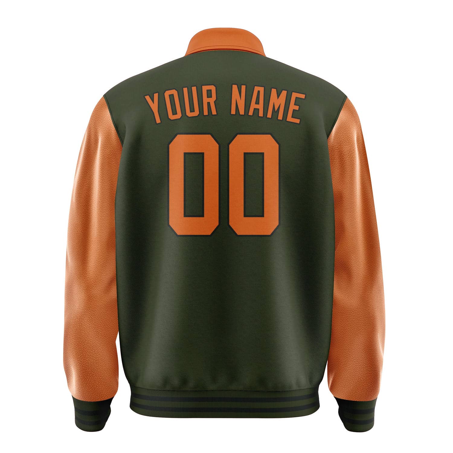 Custom Olive Orange Jacket