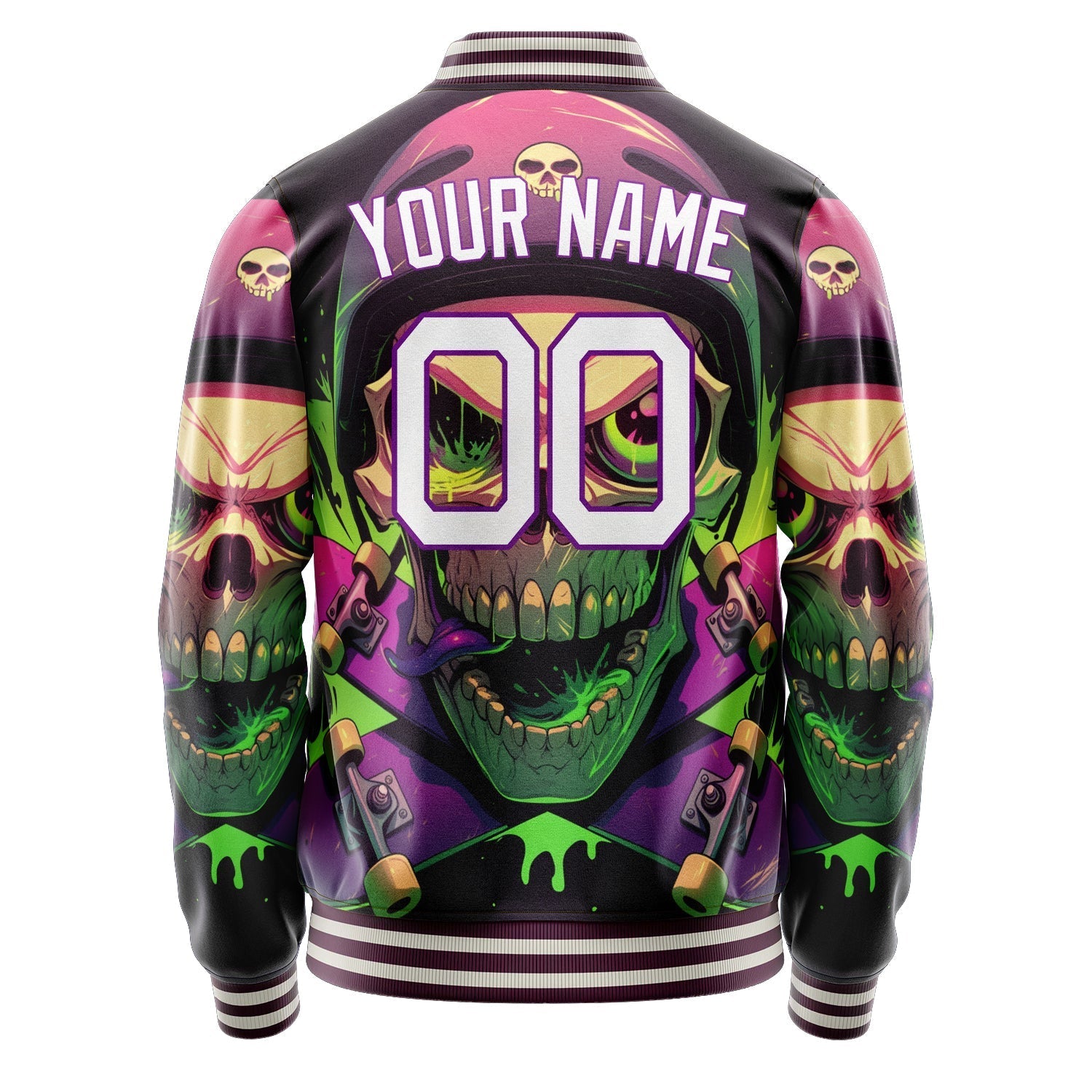Custom Purple Skull Jacket