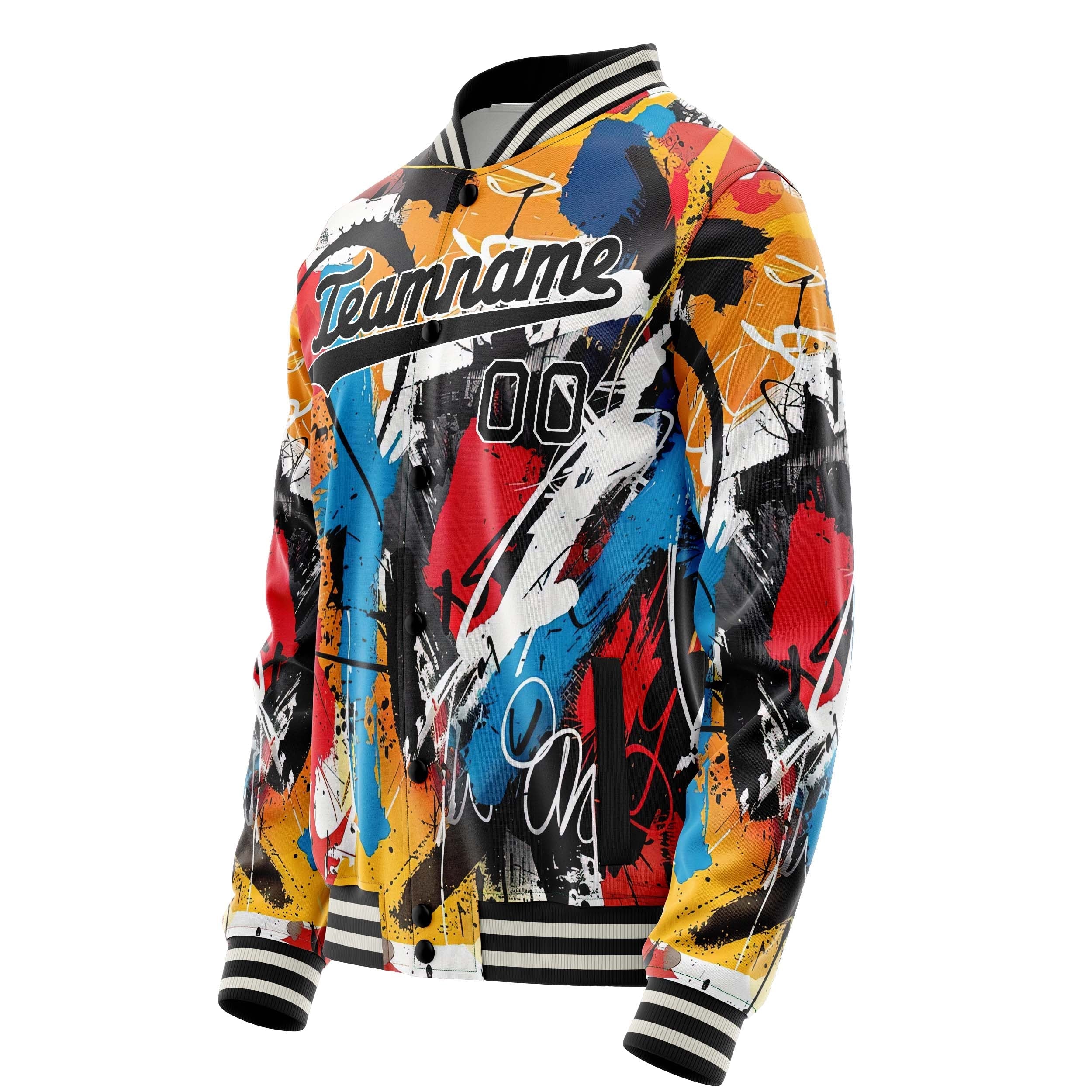 Custom Abstract Graffiti Jacket