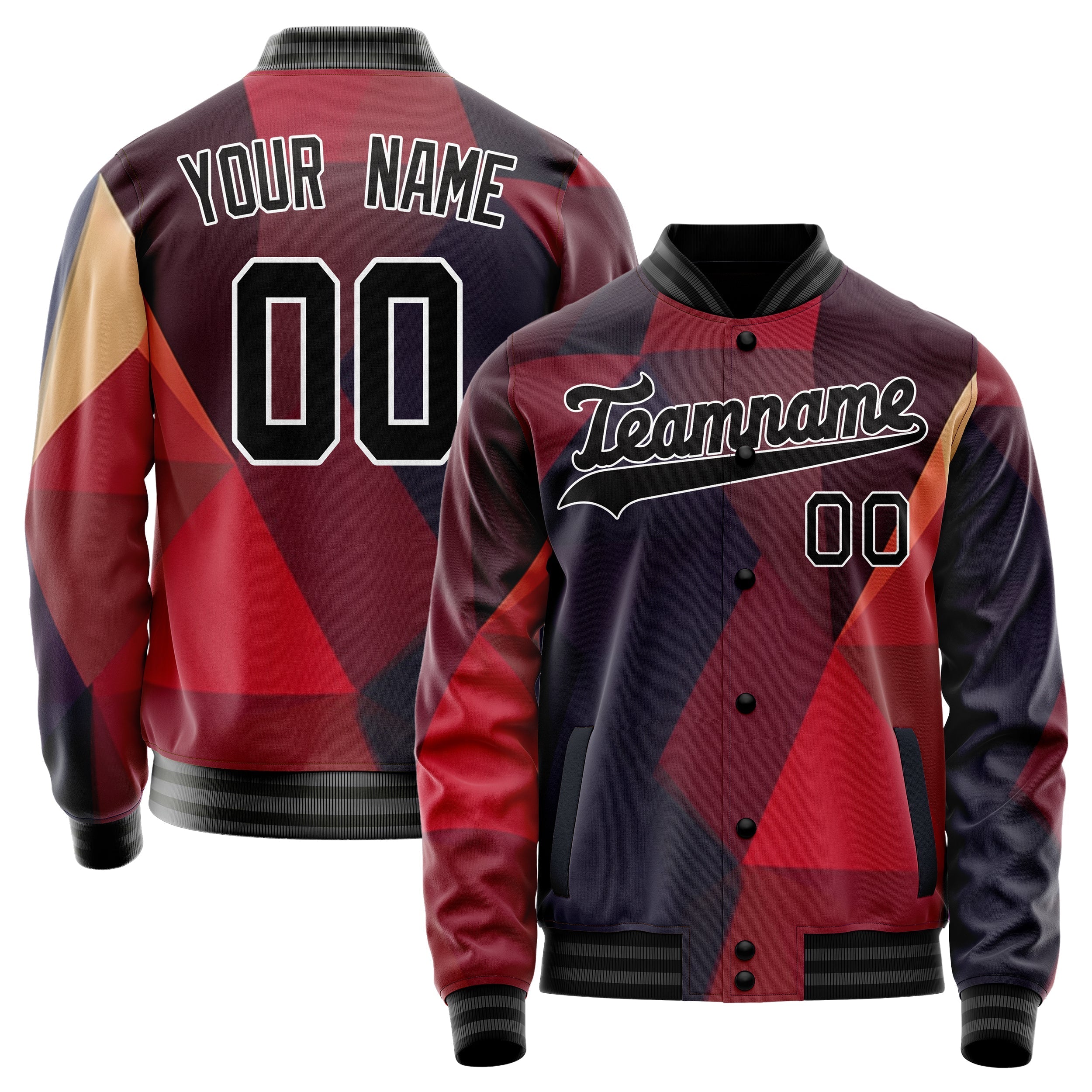 Custom Red Dice Jacket JA02240824PA023