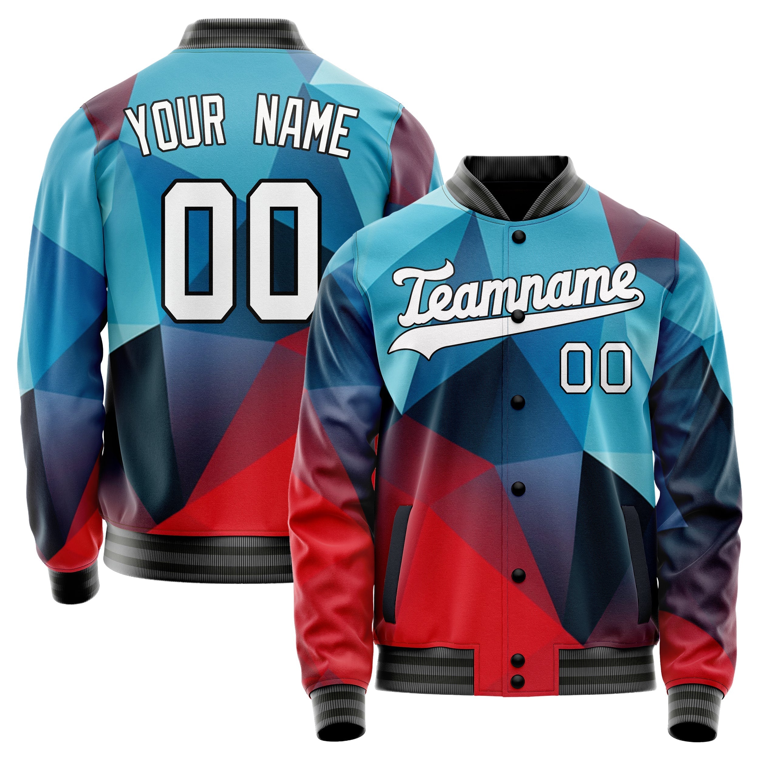 Custom Blue Dice Jacket JA02240824PA025