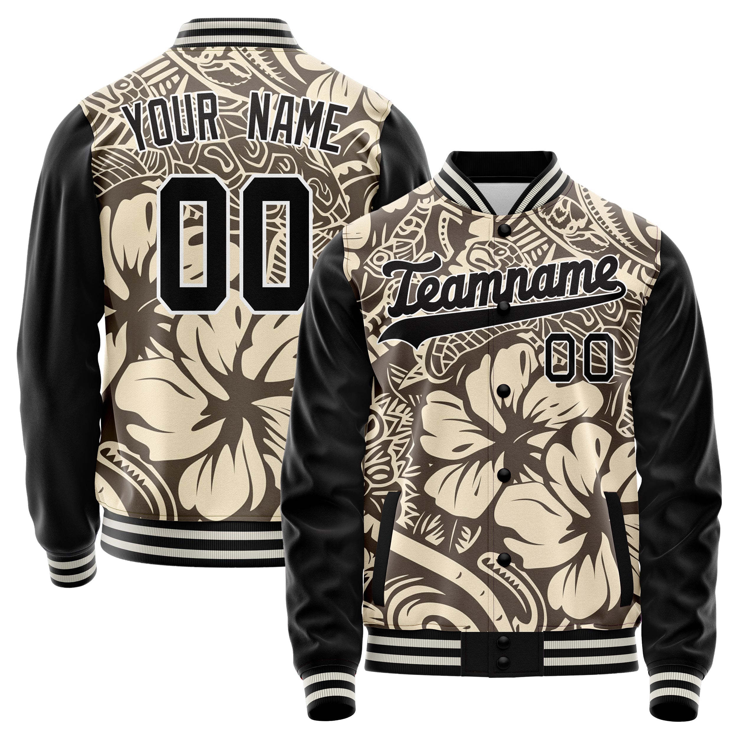 Custom Flowers Jacket JA02240824PA055