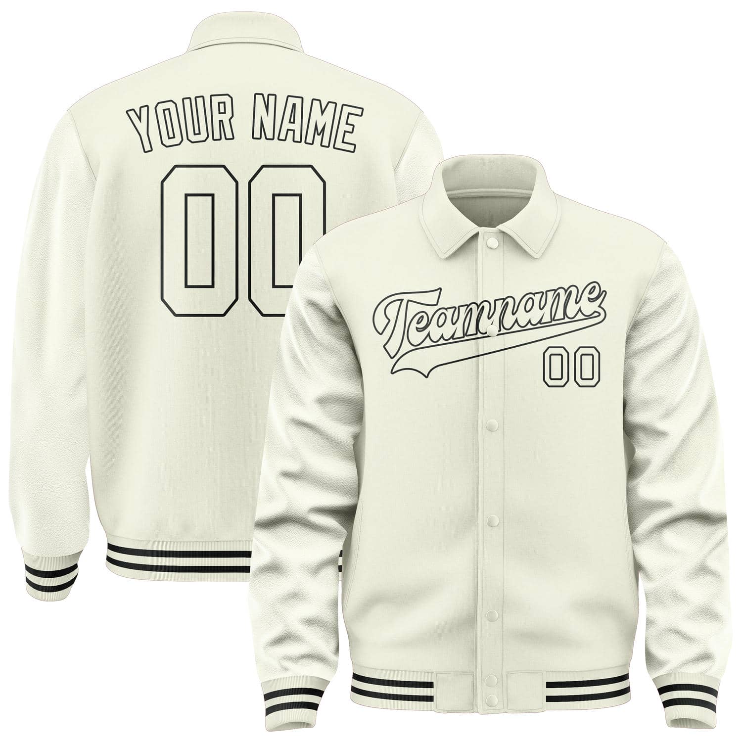 Custom Cream Cream Jacket