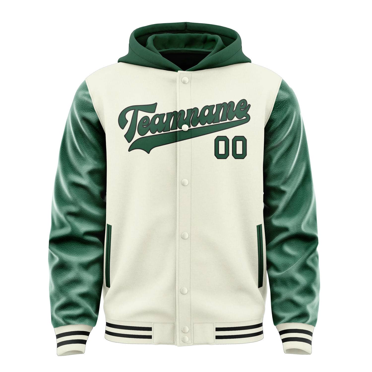 Custom Cream Green Jacket