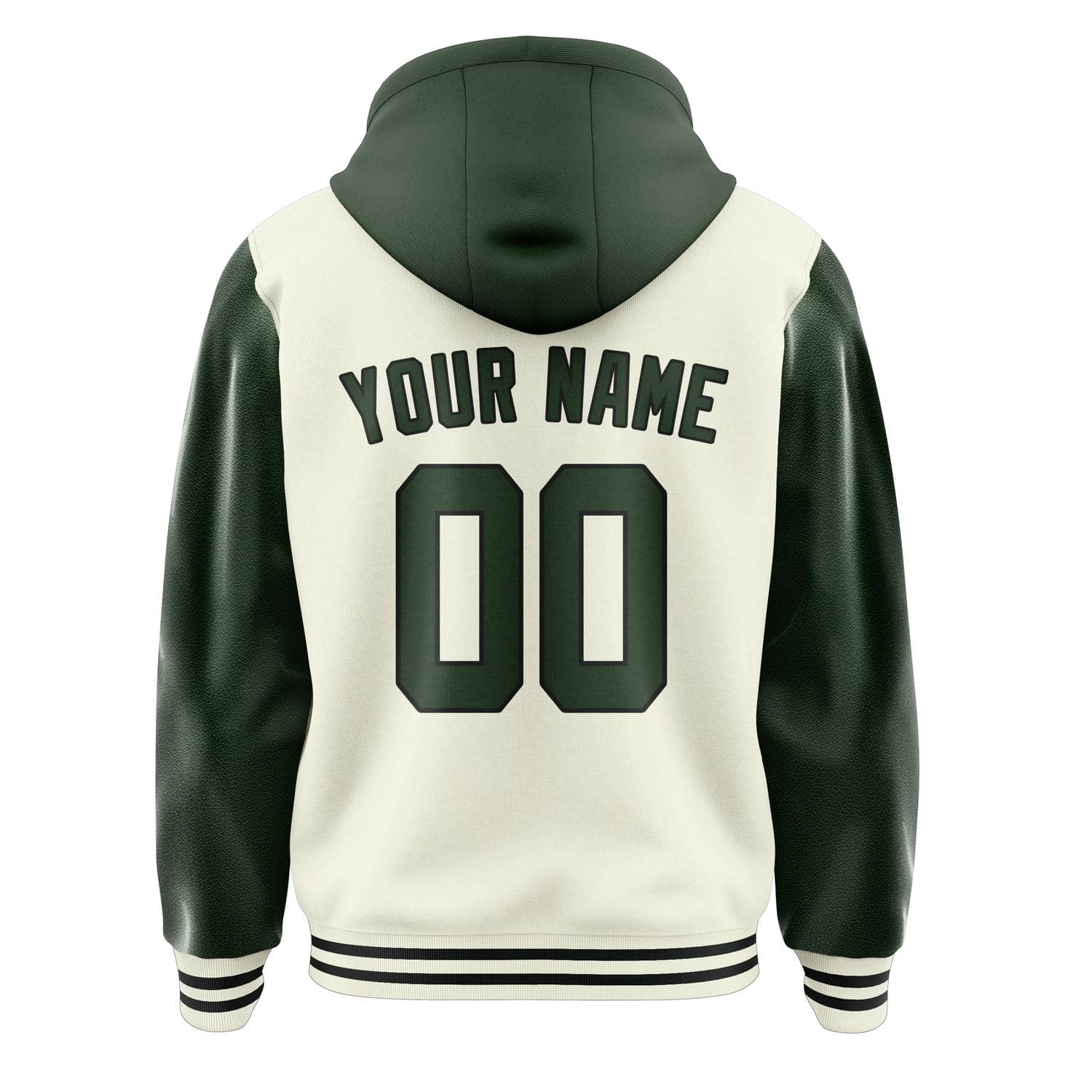 Custom Cream Dark Green Jacket