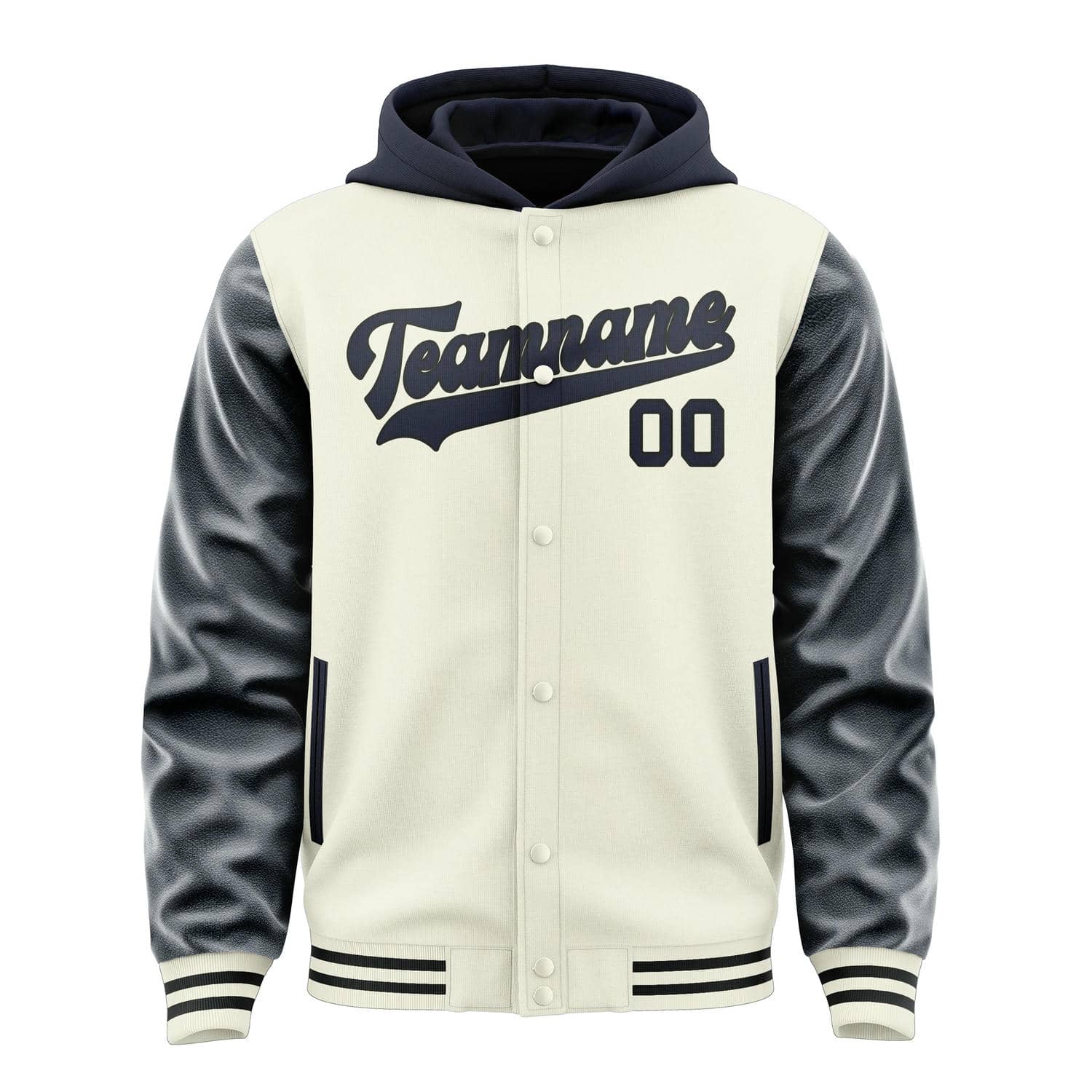 Custom Cream Navy Jacket