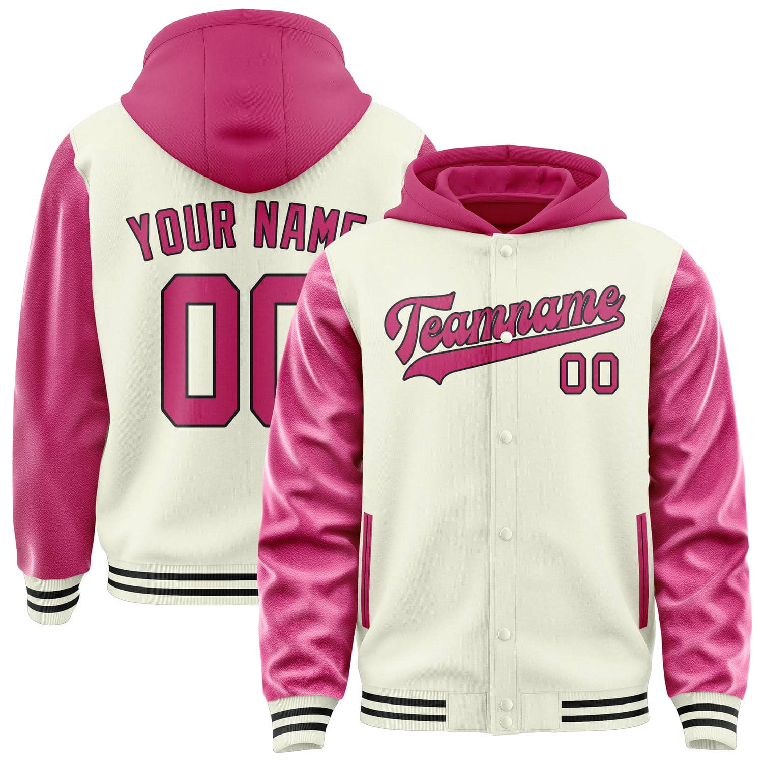 Custom Cream Pink Jacket