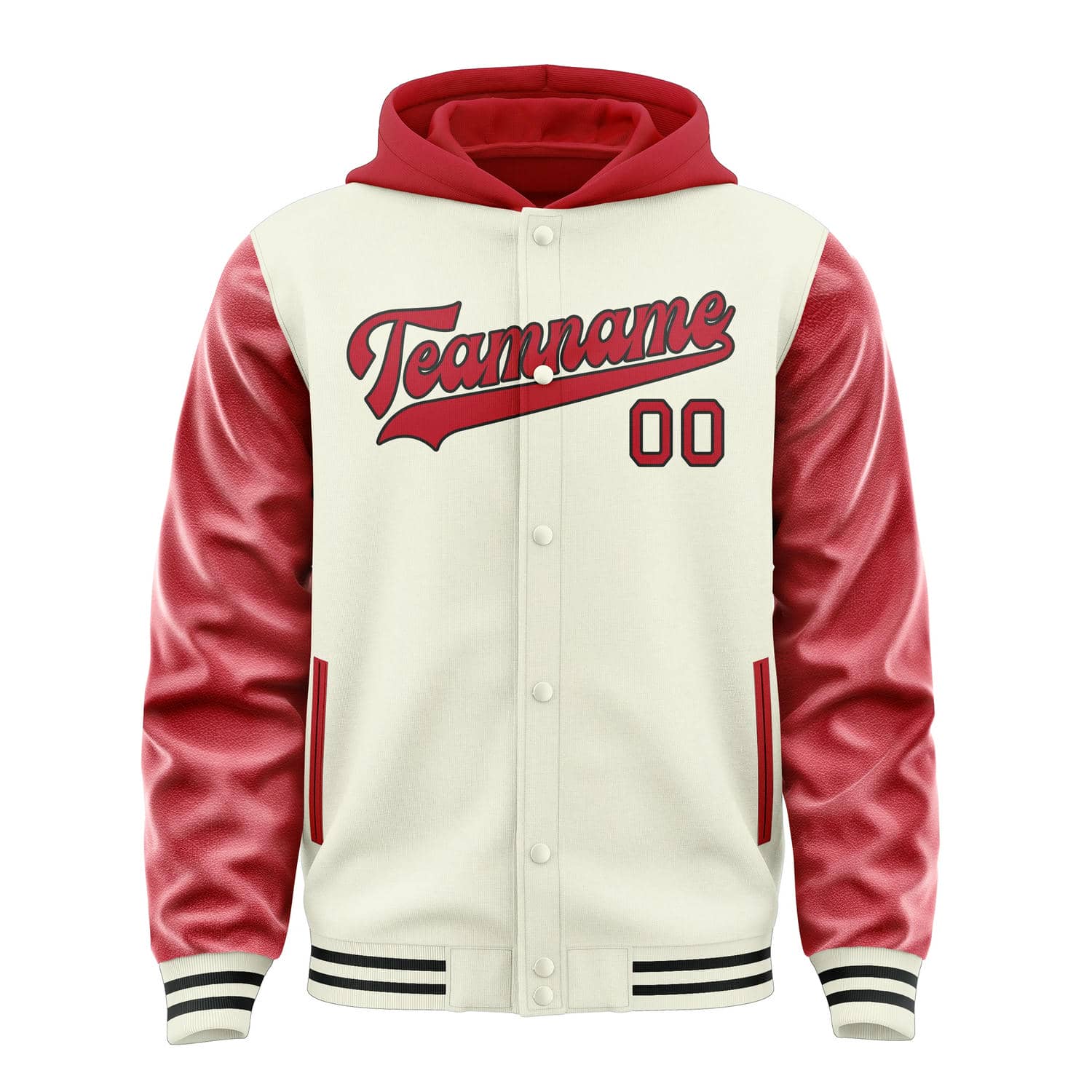 Custom Cream Red Jacket