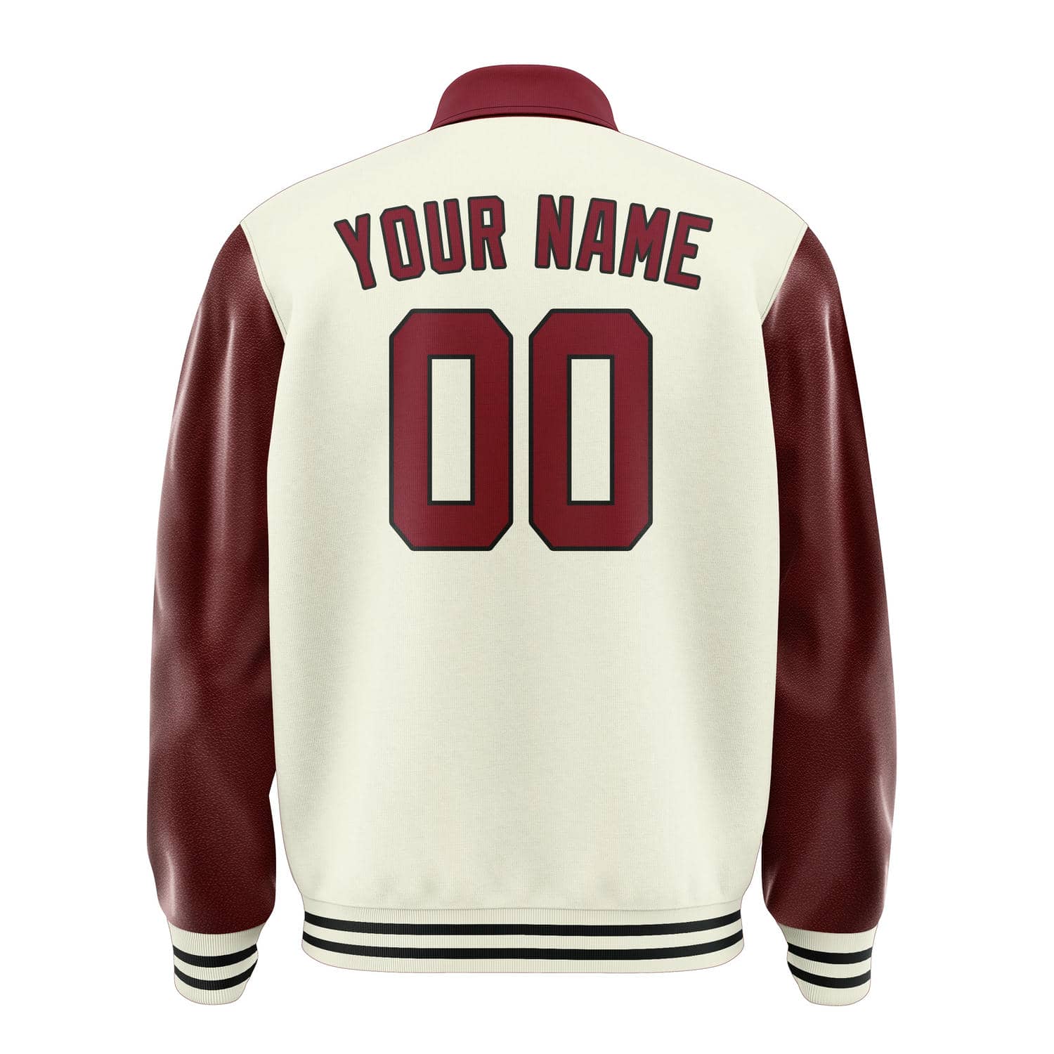 Custom Cream Crimson Red Jacket