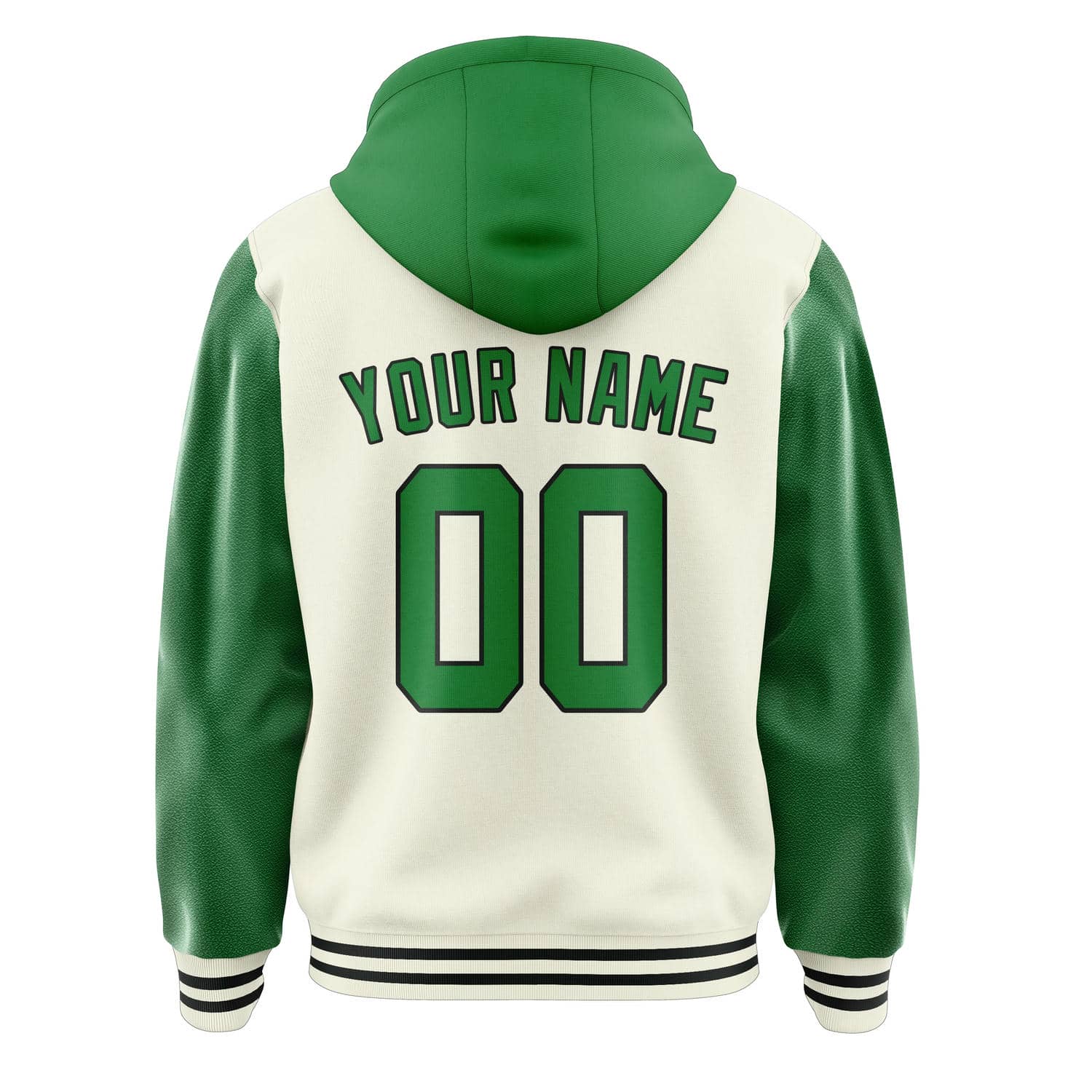 Custom Cream Emerald Green Jacket