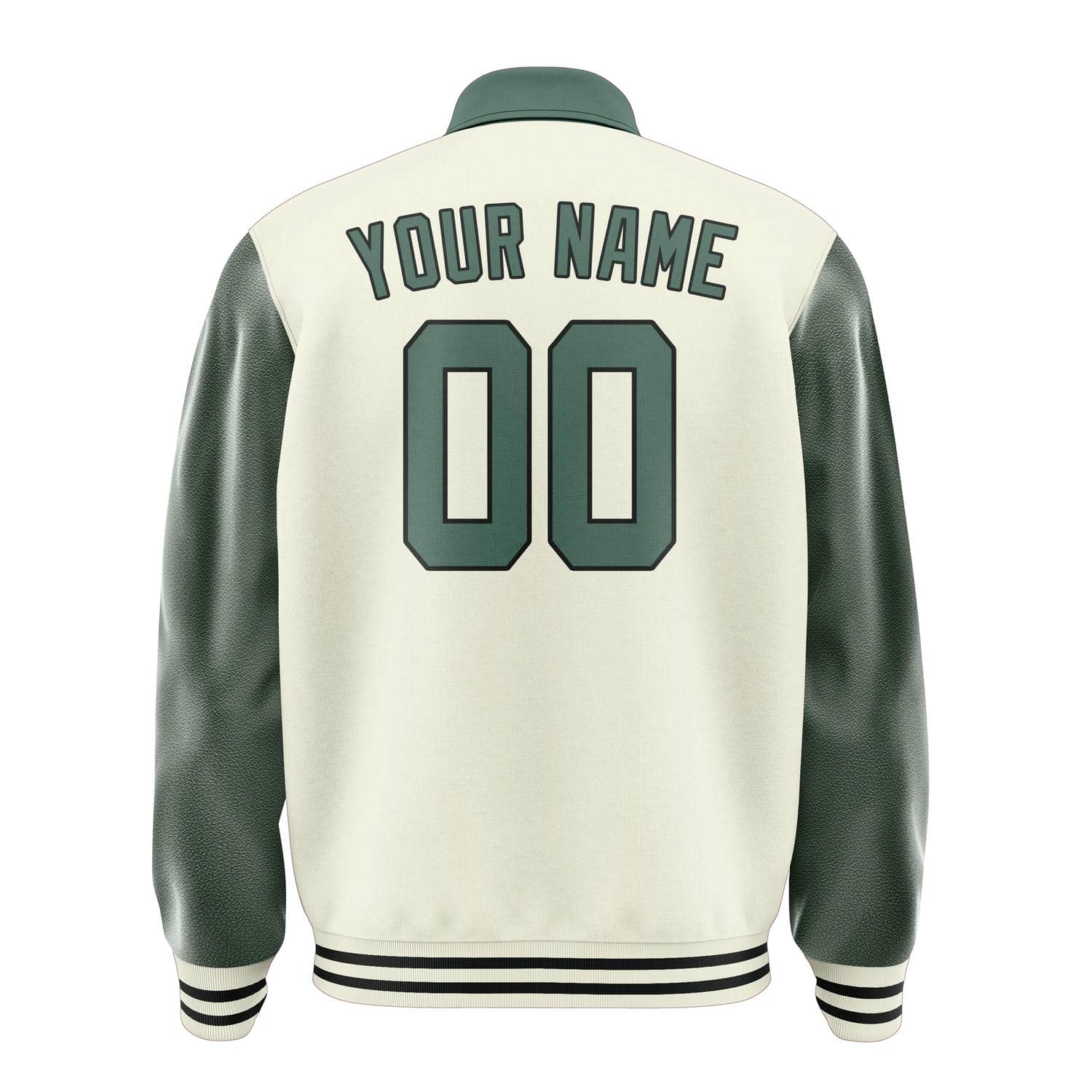 Custom Cream Blue Green Jacket