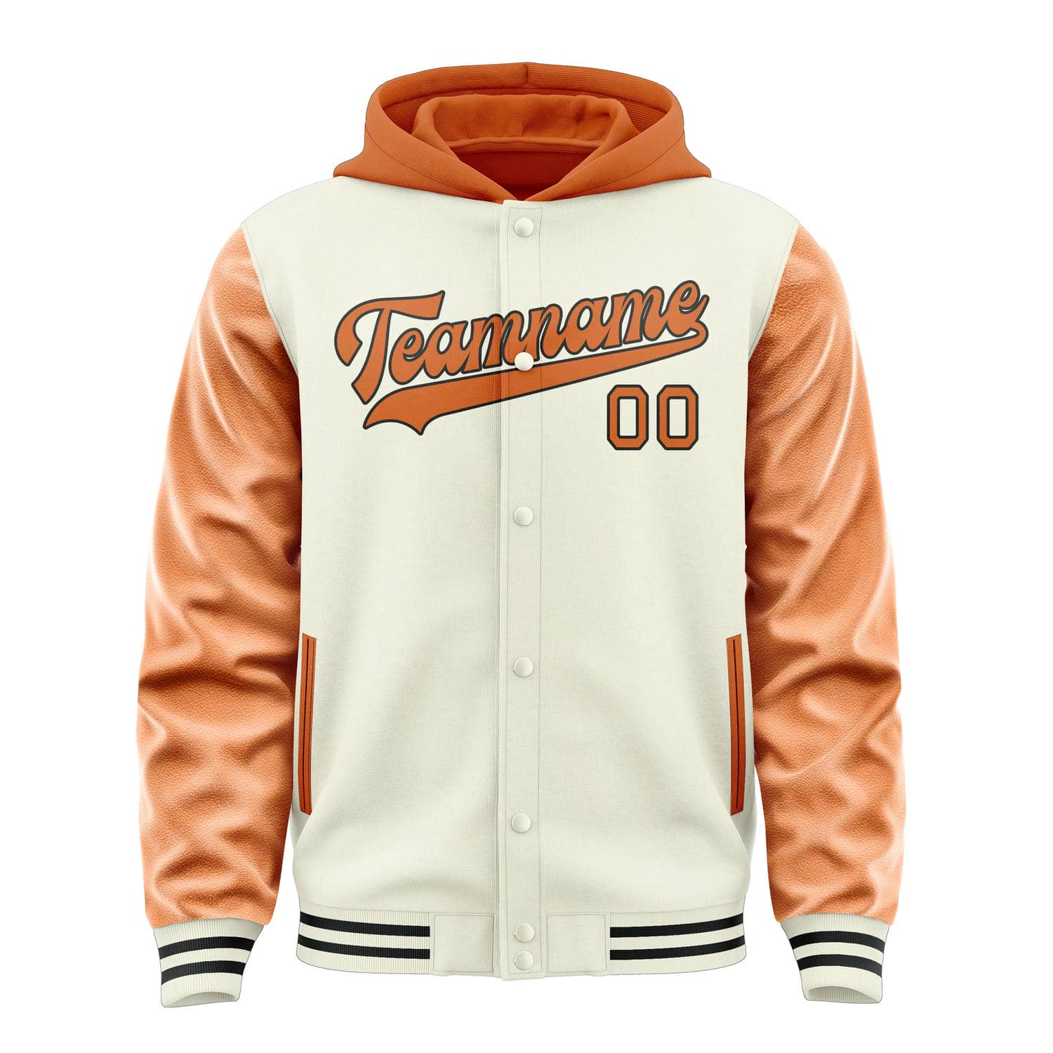 Custom Cream Orange Jacket