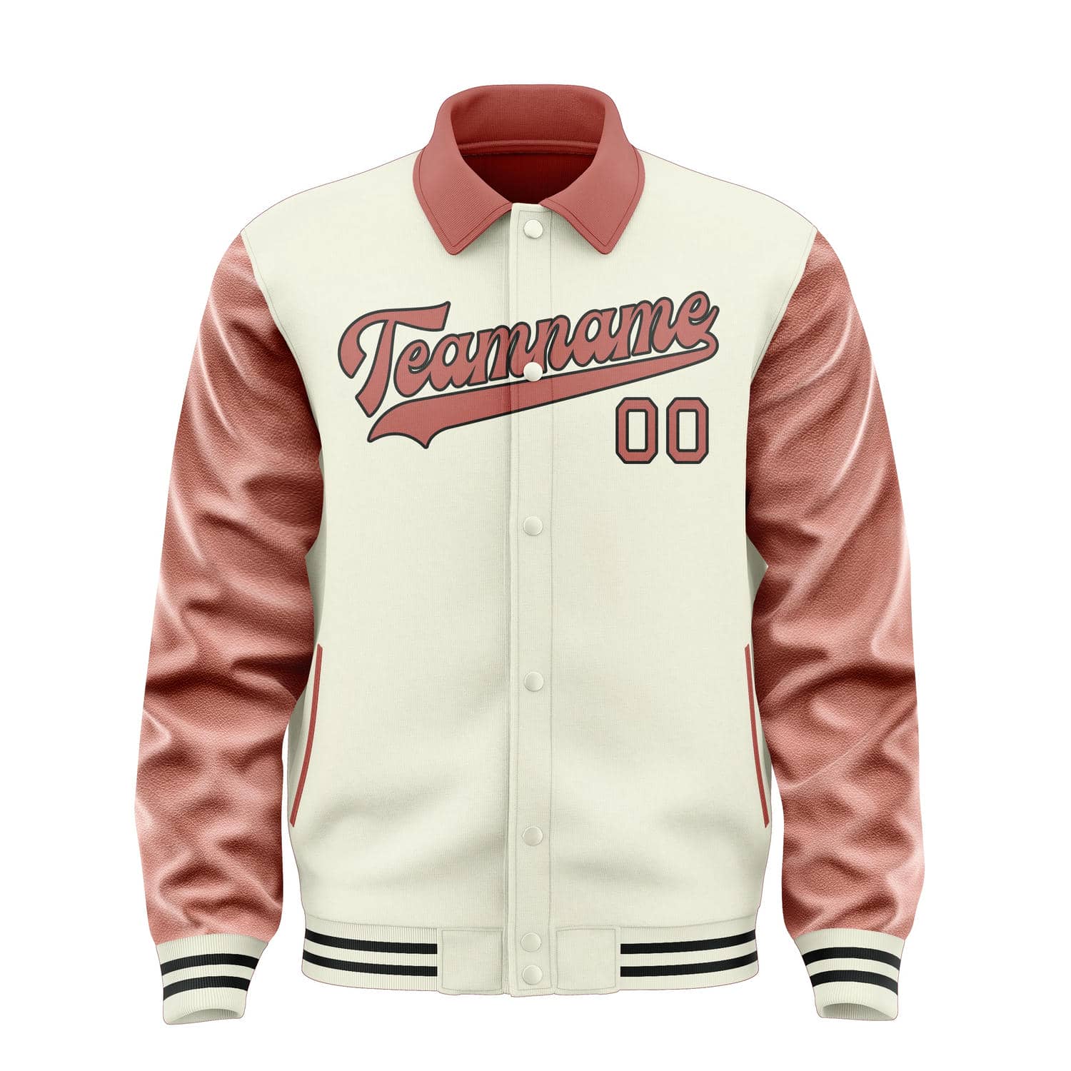 Custom Cream Copper Rose Jacket
